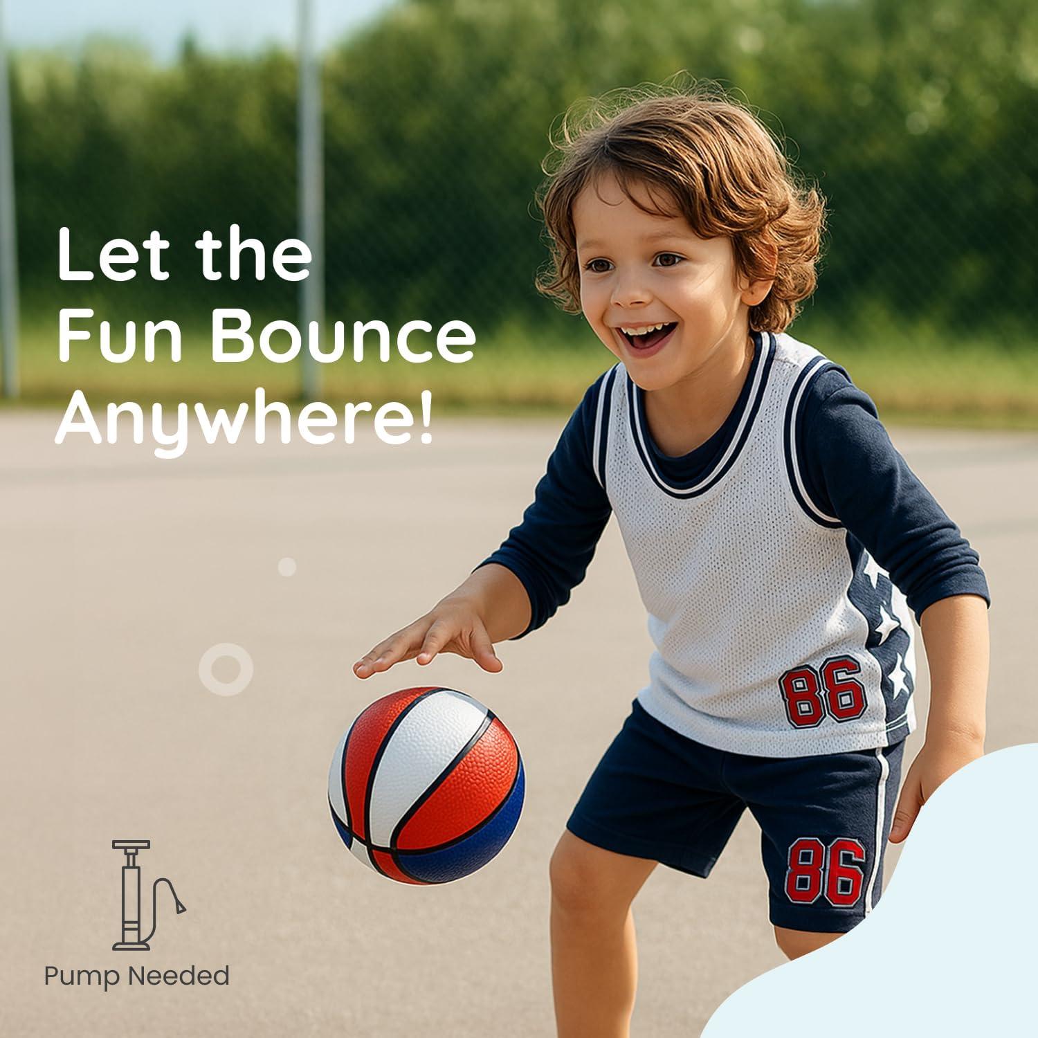 Conjunto de Mini Balones de Baloncesto Botabee - Tamaño 3, Paquete de 3