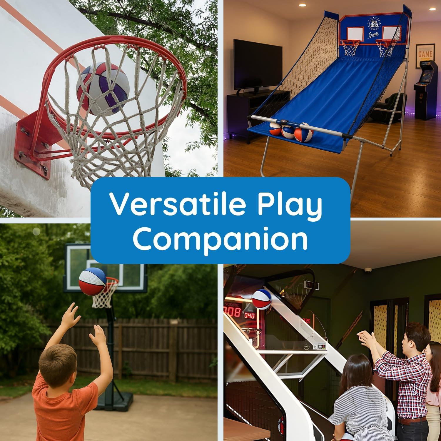 Conjunto de Mini Balones de Baloncesto Botabee - Tamaño 3, Paquete de 3