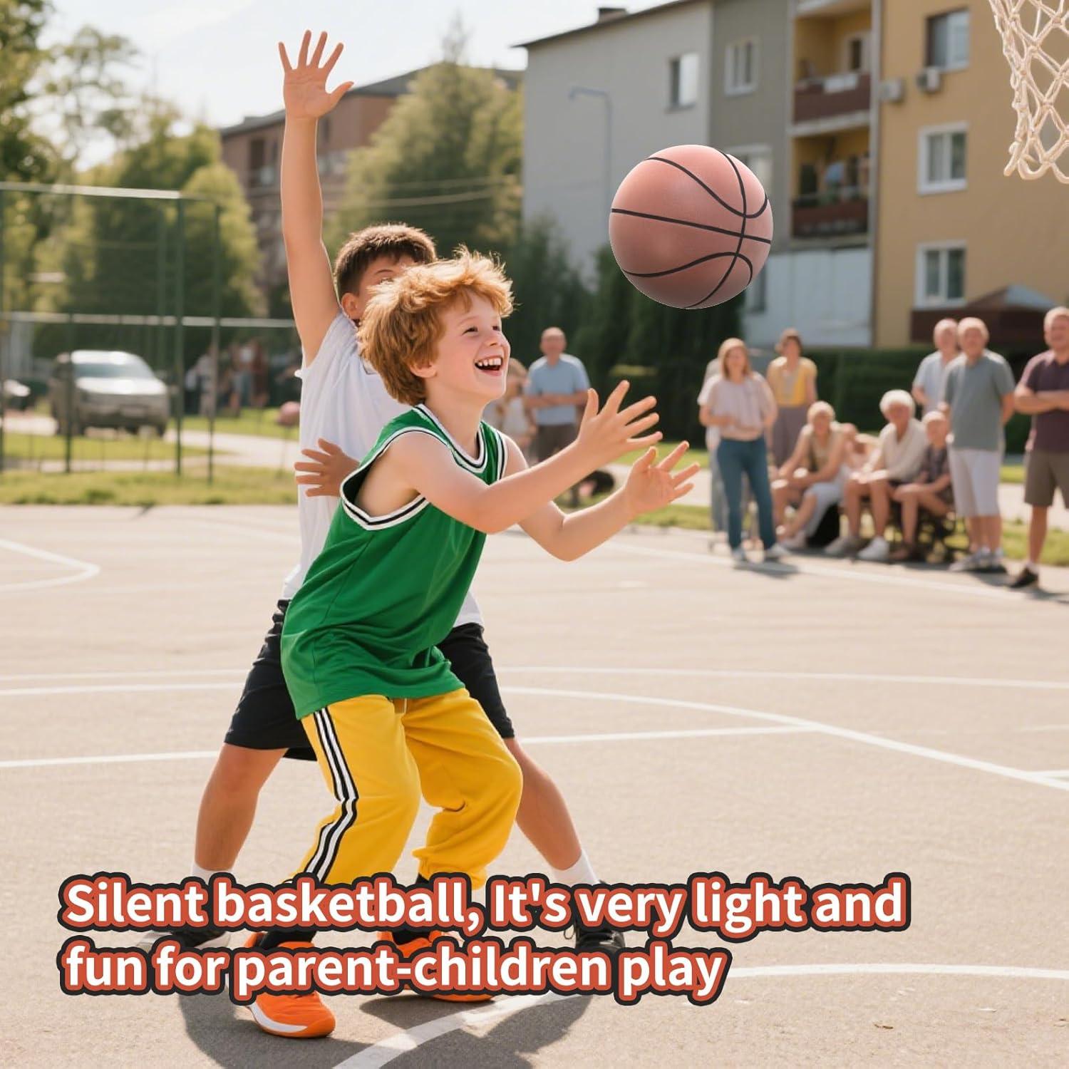 Balón de Baloncesto Silencioso HEABRZINGWJ Tamaño 7 Interior