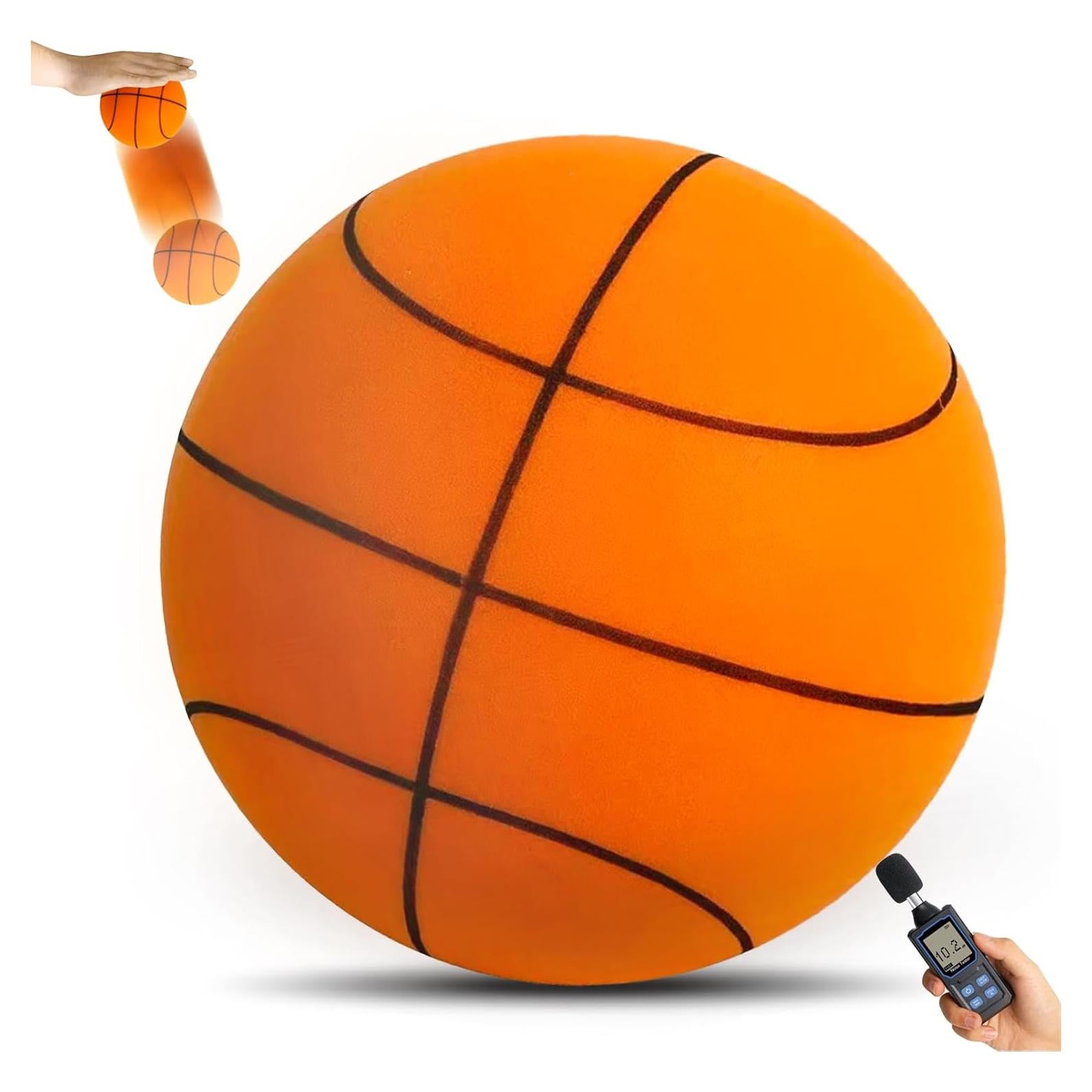 Balón de Baloncesto Silencioso Qtheaes Tamaño 7 Espuma