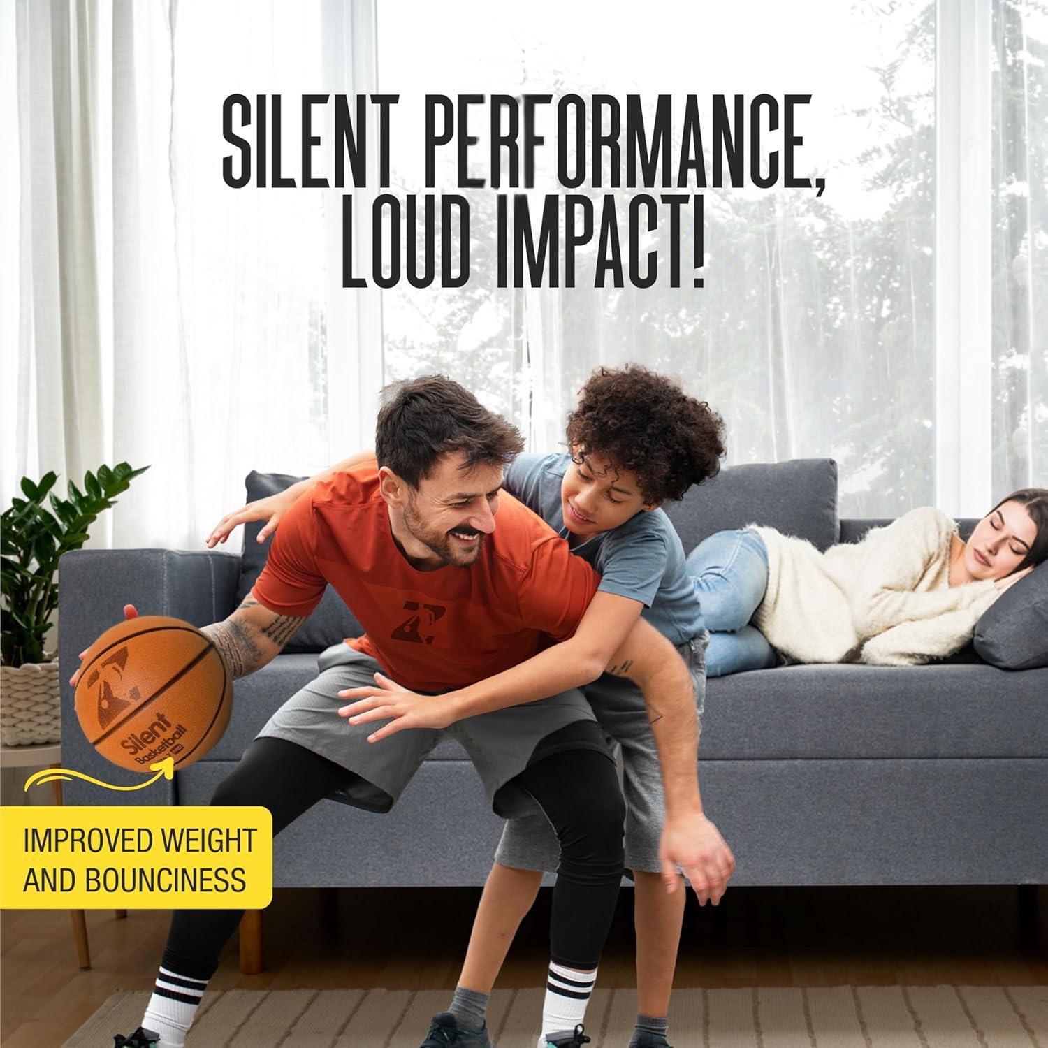 Balón de Baloncesto Silencioso Zummble Tamaño 7 - 400g