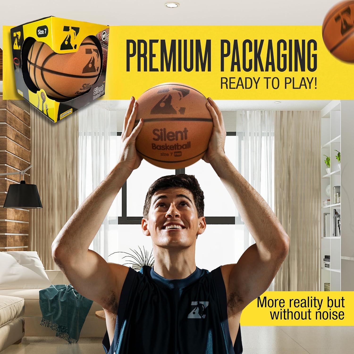 Balón de Baloncesto Silencioso Zummble Tamaño 7 - 400g