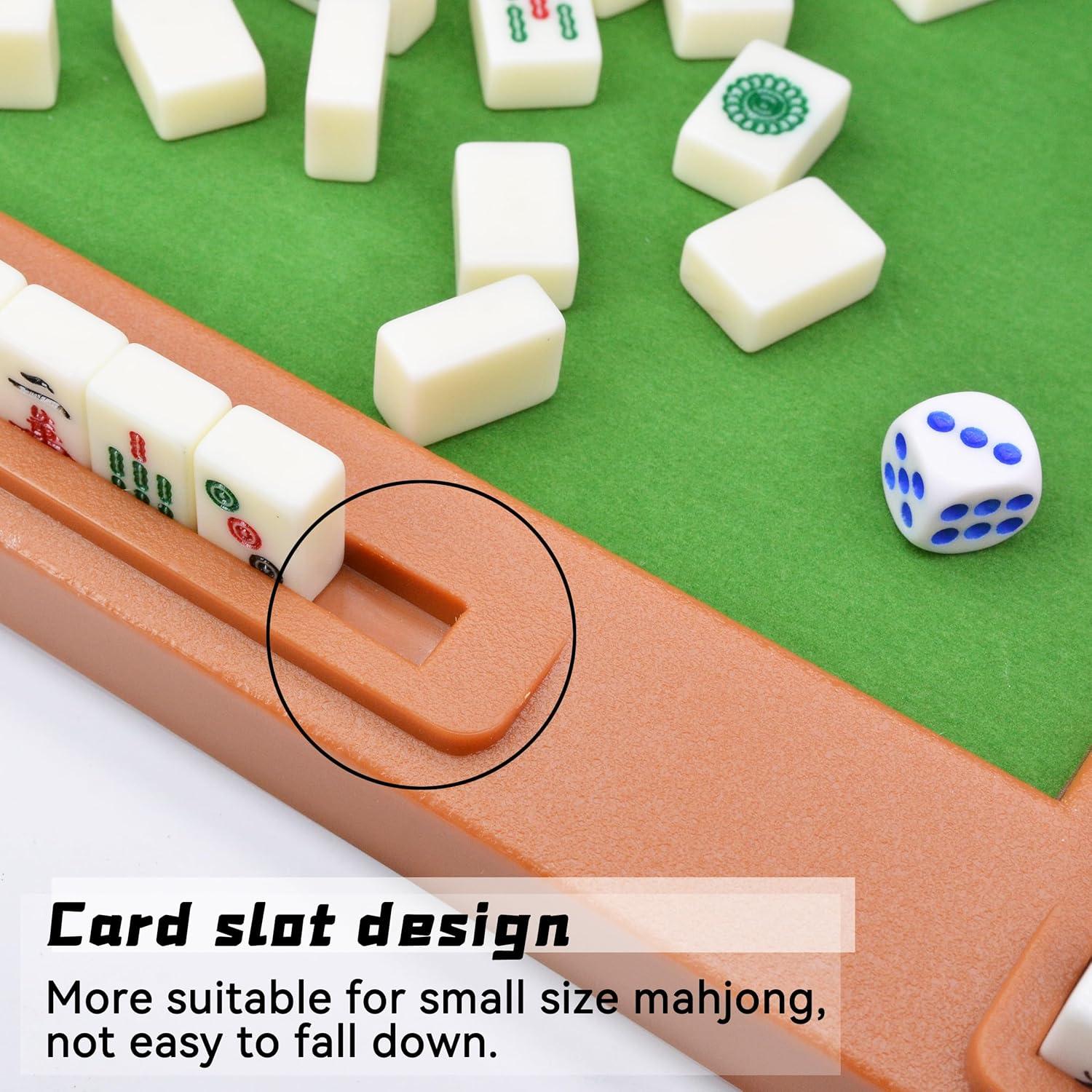 Juego de Mahjong de Viaje Drizzle 4 en 1 - 146 Fichas Portátiles