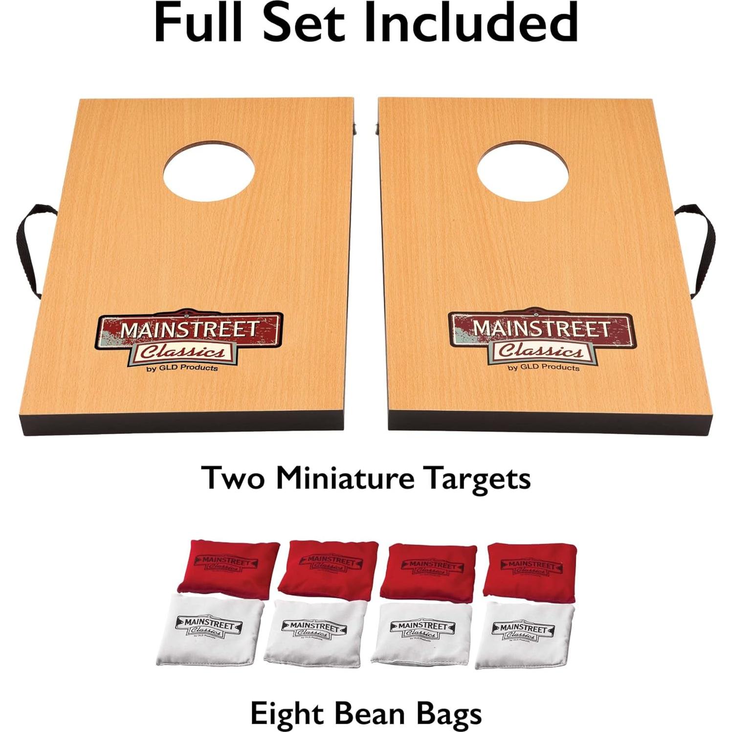 Juego de Mini Cornhole Mainstreet Classics - Tamaño de Viaje