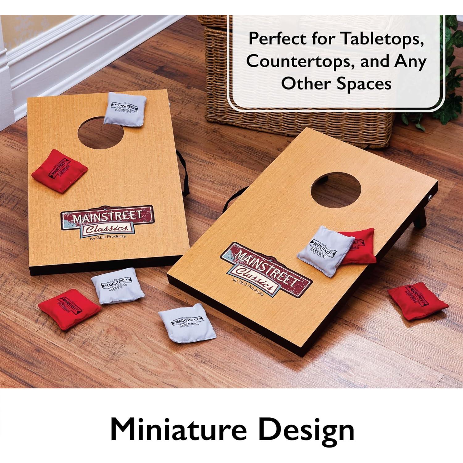 Juego de Mini Cornhole Mainstreet Classics - Tamaño de Viaje