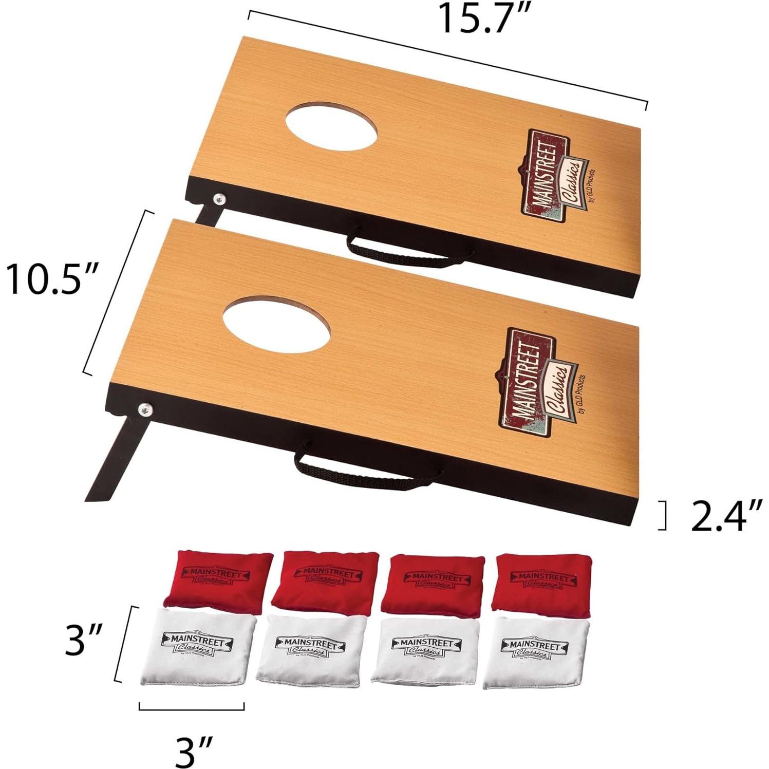 Juego de Mini Cornhole Mainstreet Classics - Tamaño de Viaje