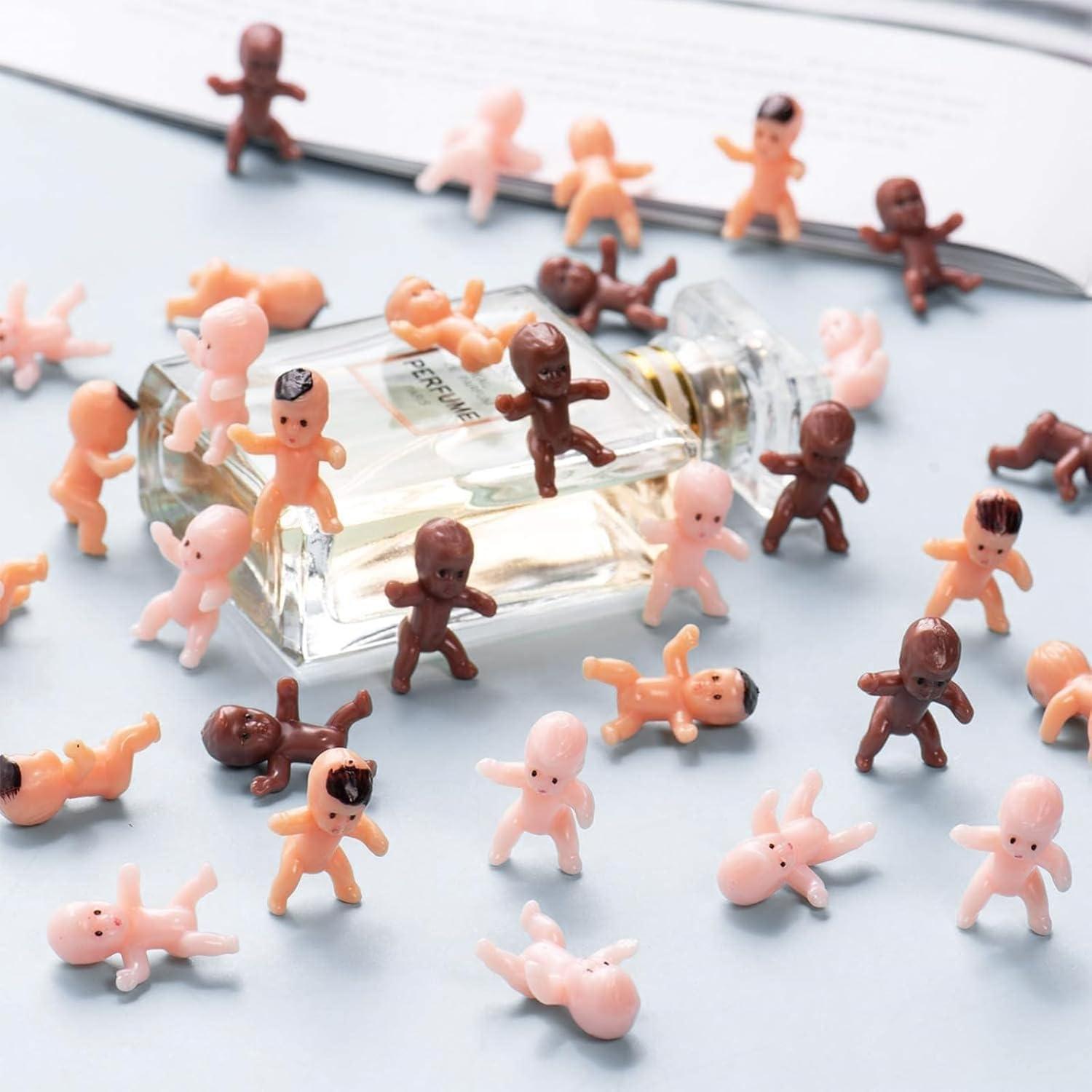 60 Bebés de Plástico ZZYFGH para Juegos y Decoraciones