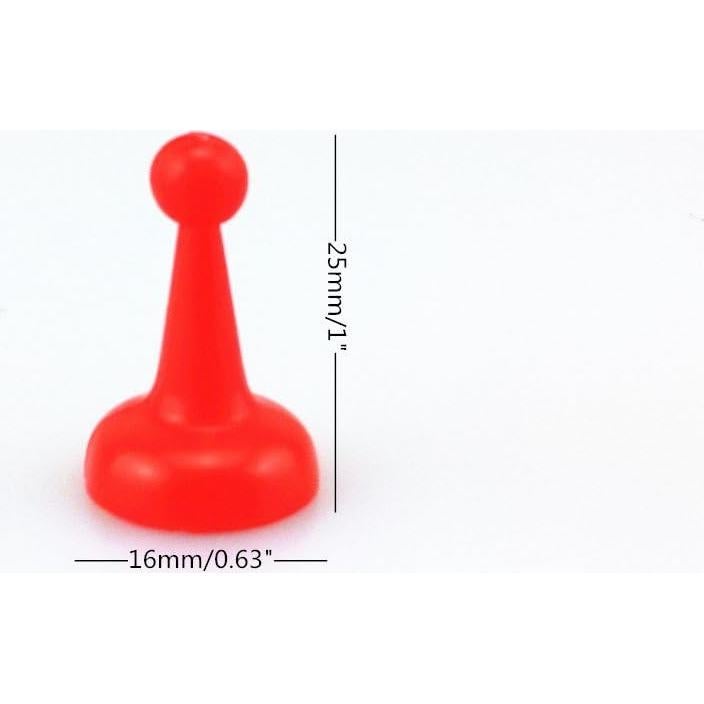 Piezas de Peones Multicolor Honbay 120 Piezas 16x25mm