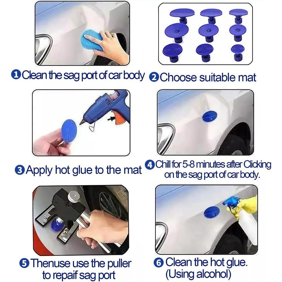 Kit de Reparación de Dentados Hanshuo 129 Pzs - Extractor Automotriz