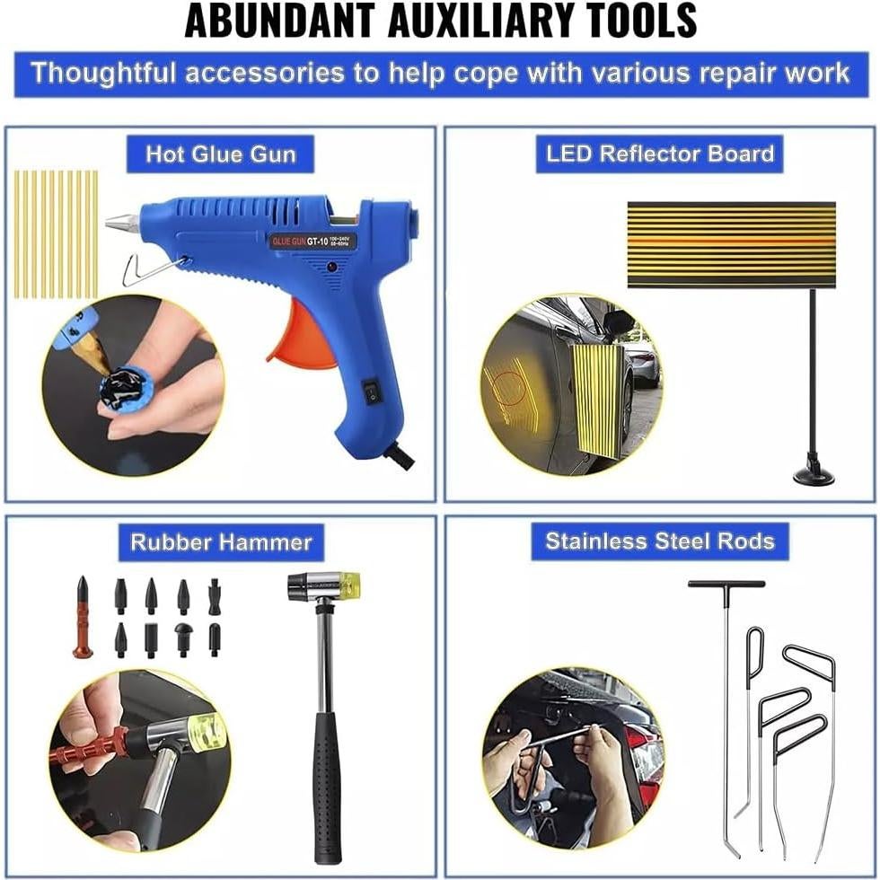 Kit de Reparación de Dentados Hanshuo 129 Pzs - Extractor Automotriz