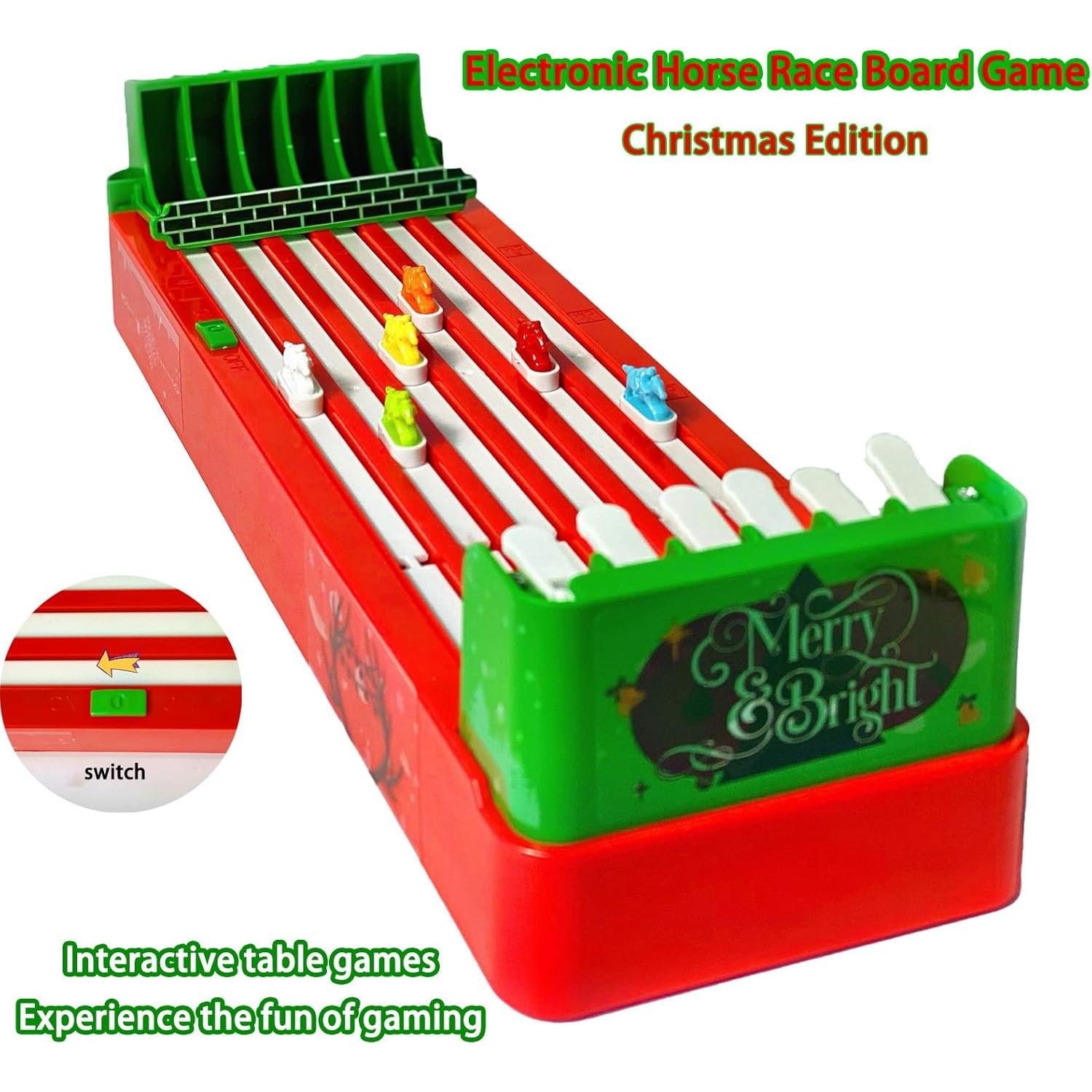 Juego de Carreras de Caballos Electrónico Partekavo 9133 Navidad