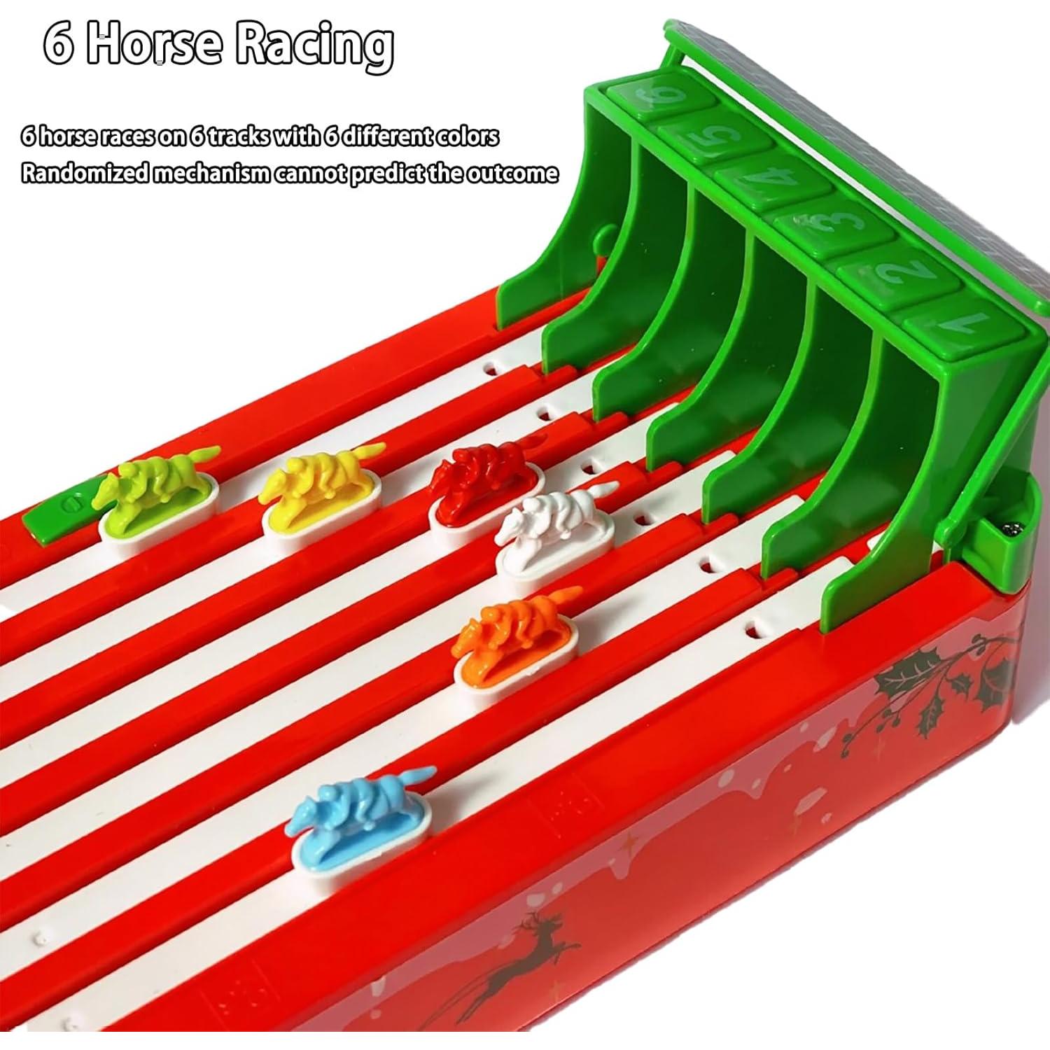 Juego de Carreras de Caballos Electrónico Partekavo 9133 Navidad