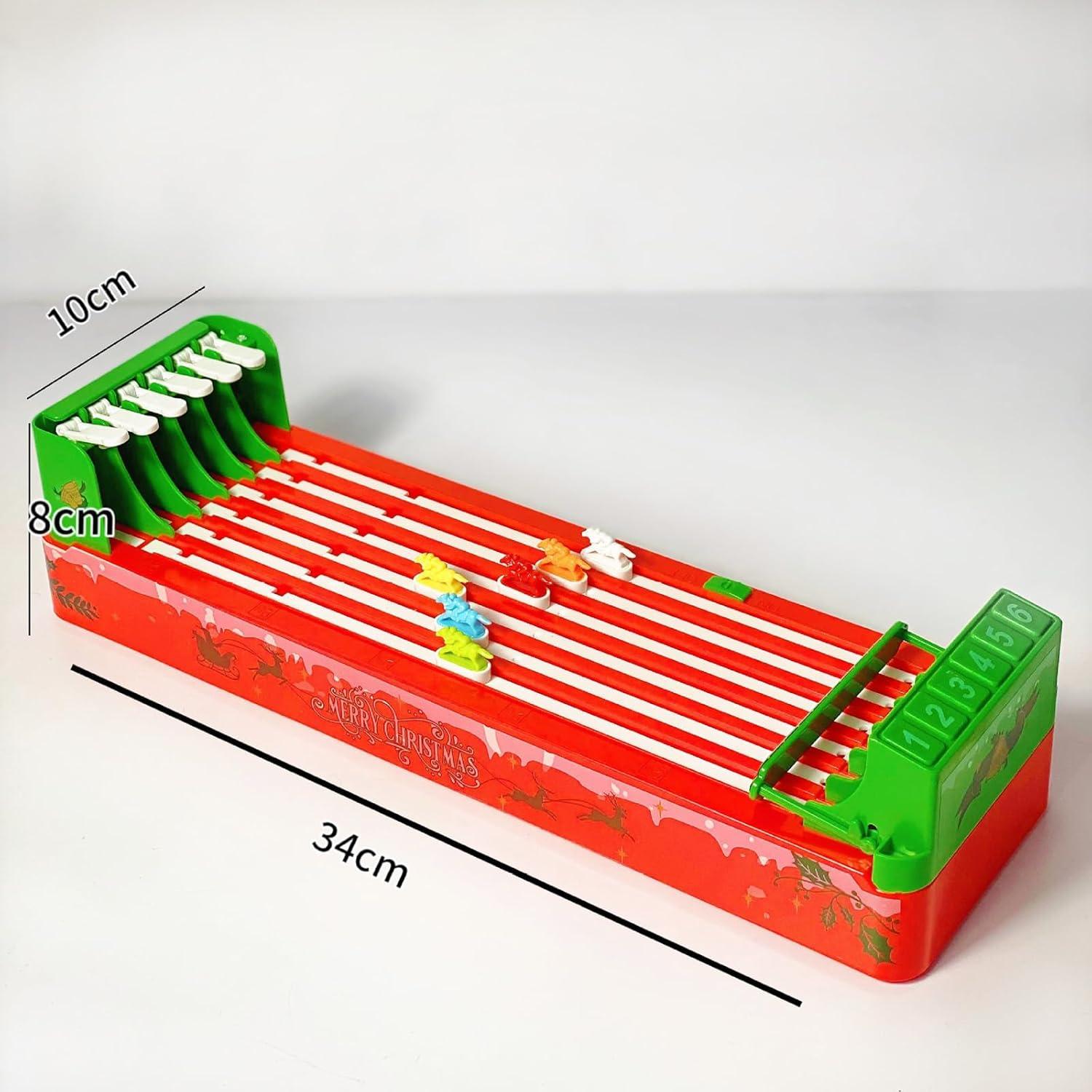 Juego de Carreras de Caballos Electrónico Partekavo 9133 Navidad