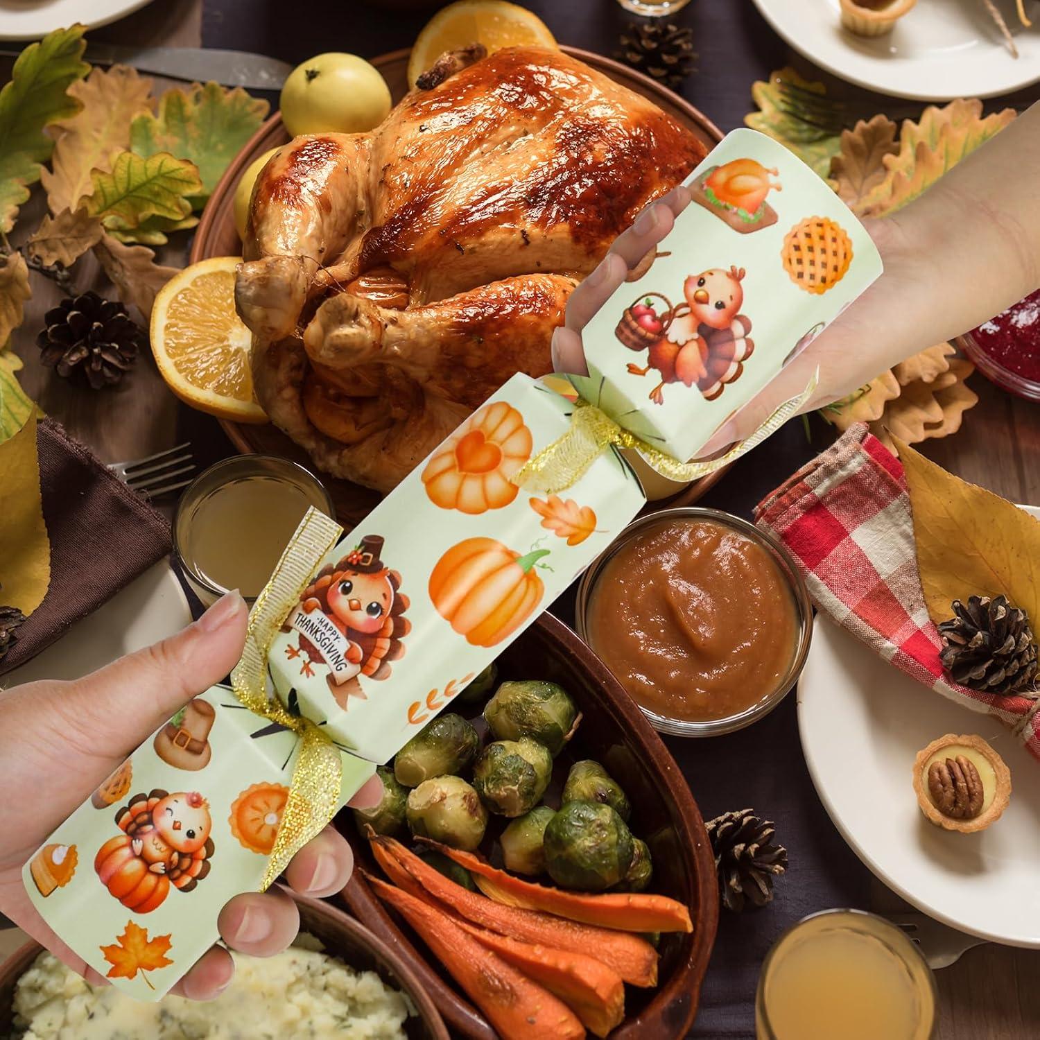 Crackers de Acción de Gracias Ceiba Árbol 8PCS con Juguetes