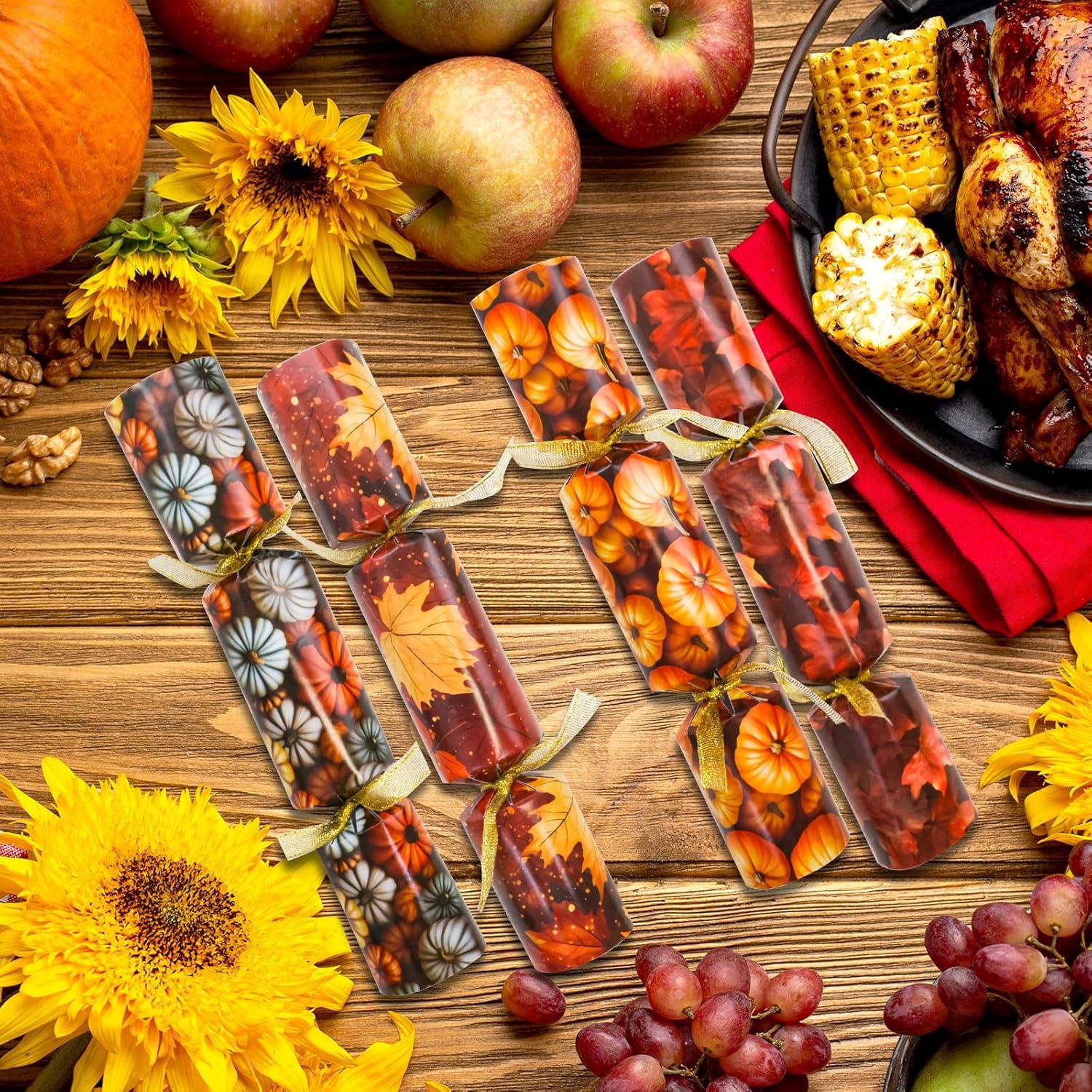 Crackers de Acción de Gracias Ceiba Árbol 8PCS con Juguetes