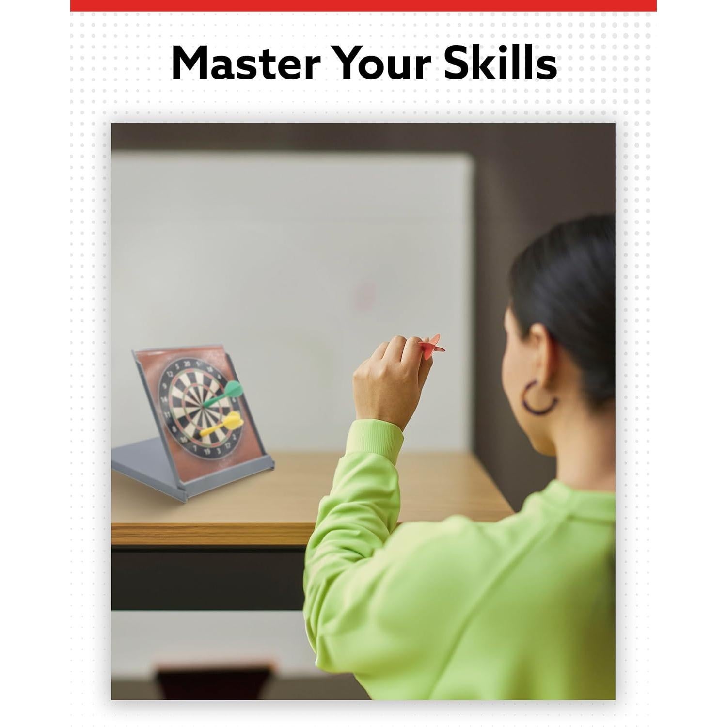 Tablero de Dardos Magnético ALPI 13.97 cm - Juego Seguro para Niños y Adultos