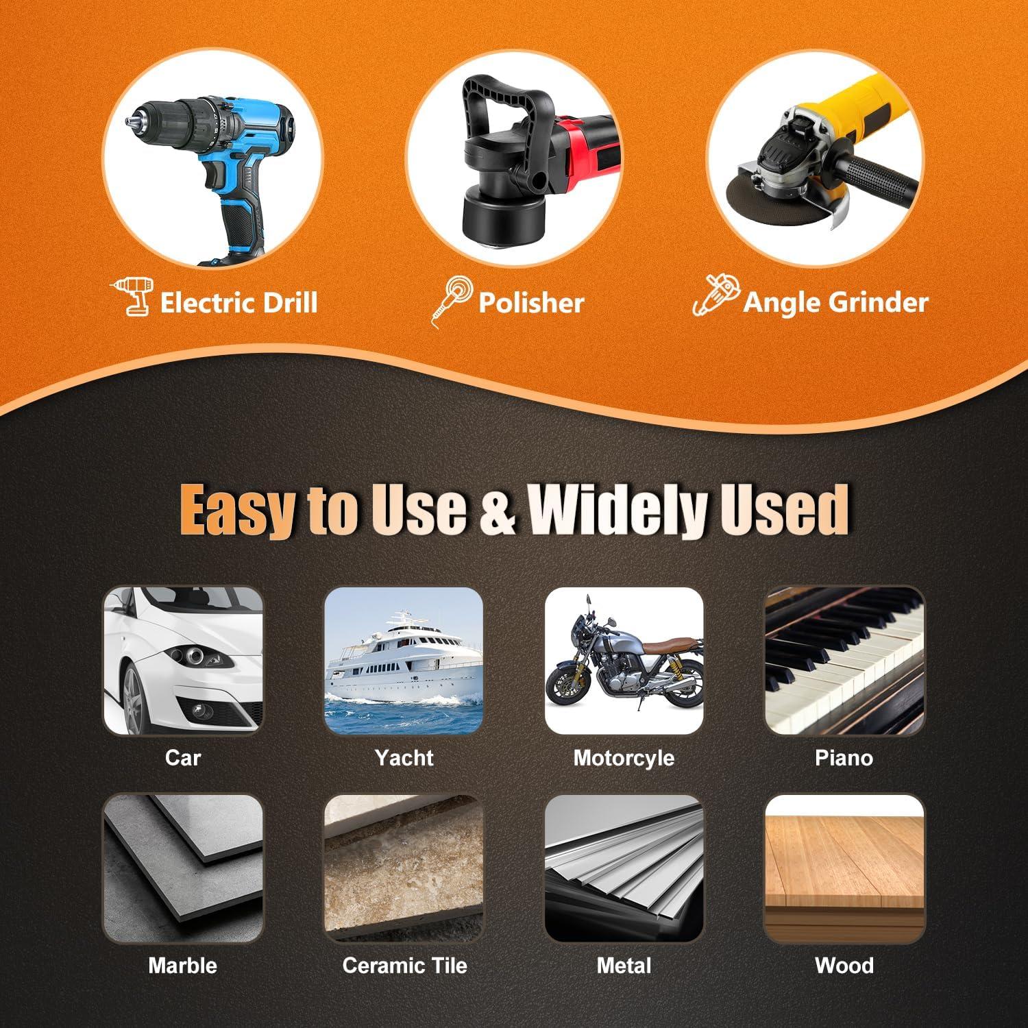 Kit de Almohadillas de Pulido POLIWELL 5" - 7 Piezas