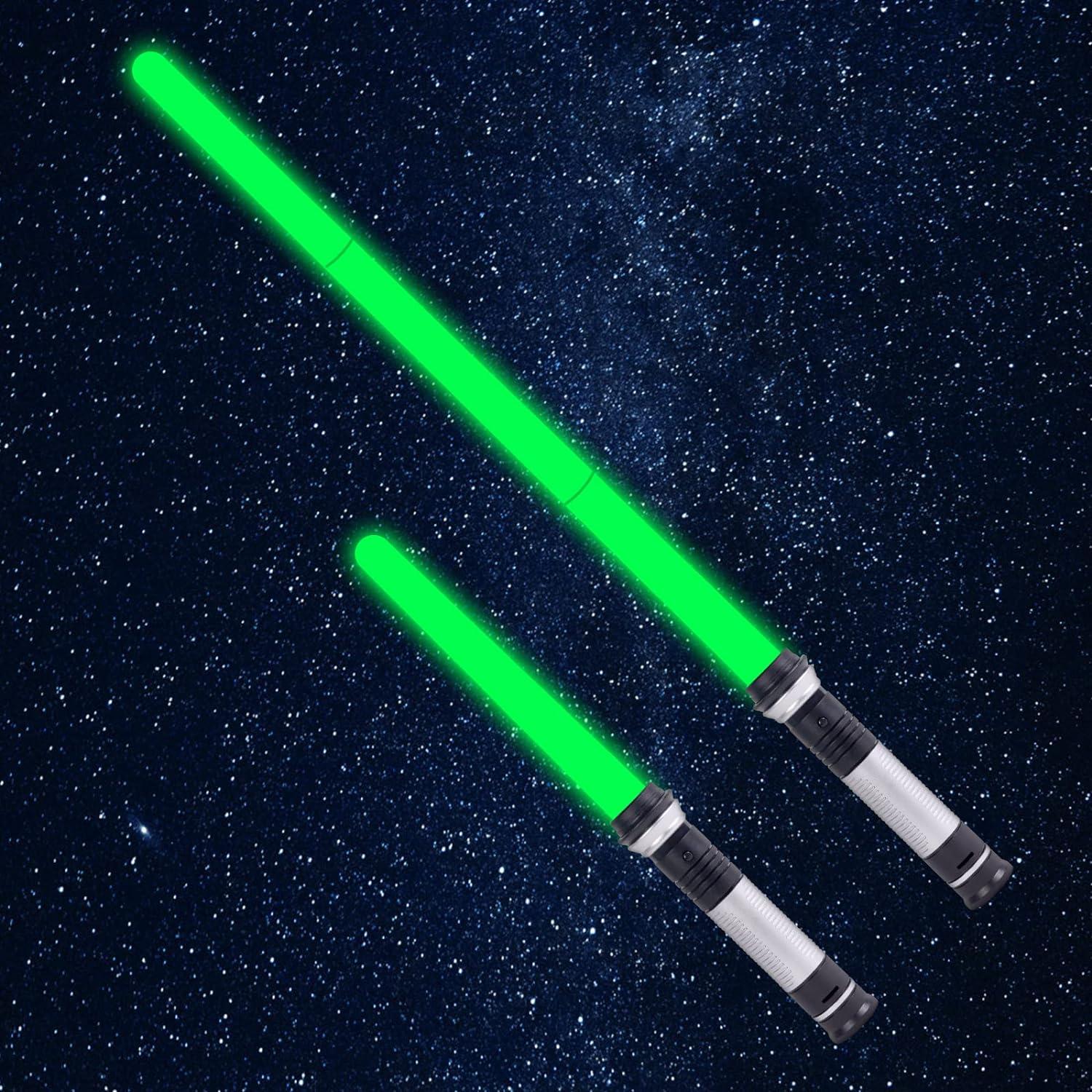 Sable Iluminado OSDUE 7 Colores Retráctil para Niños y Adultos