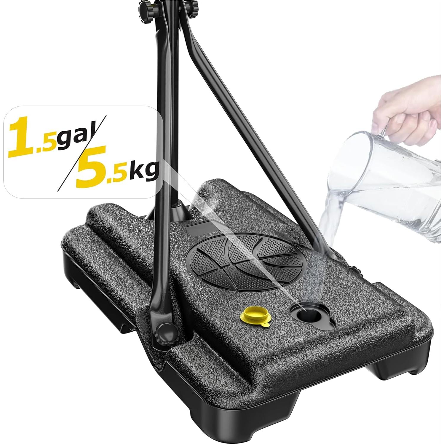 Aro de Baloncesto GILIKOKO Ajustable 1.1m-1.9m para Niños