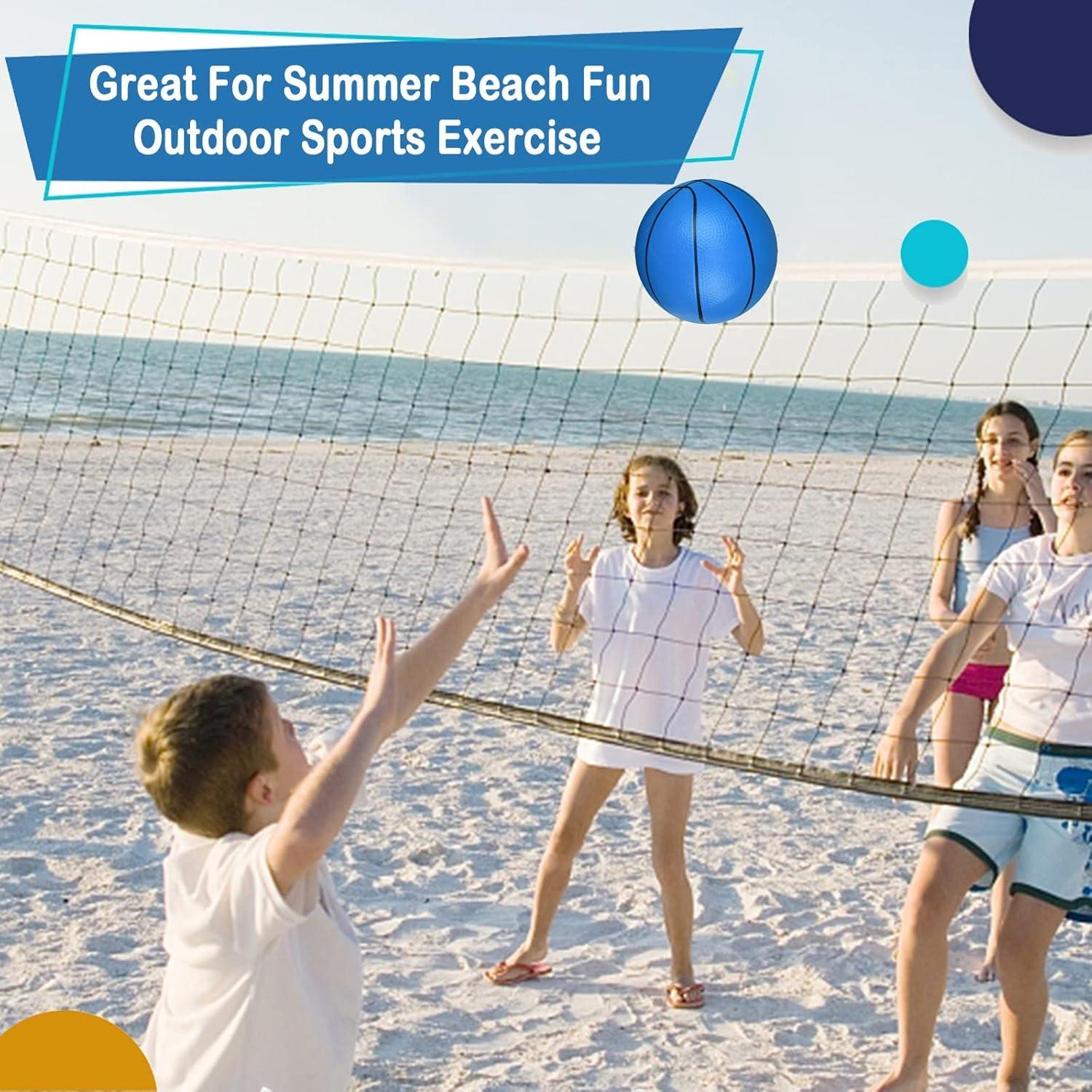 6 Mini Balones de Baloncesto Amarlozn 12.7 cm para Niños y Adultos