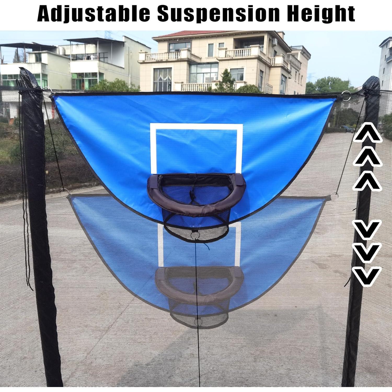 Aro de Baloncesto para Trampolín XATAMIO con Bomba y 4 Pelotas