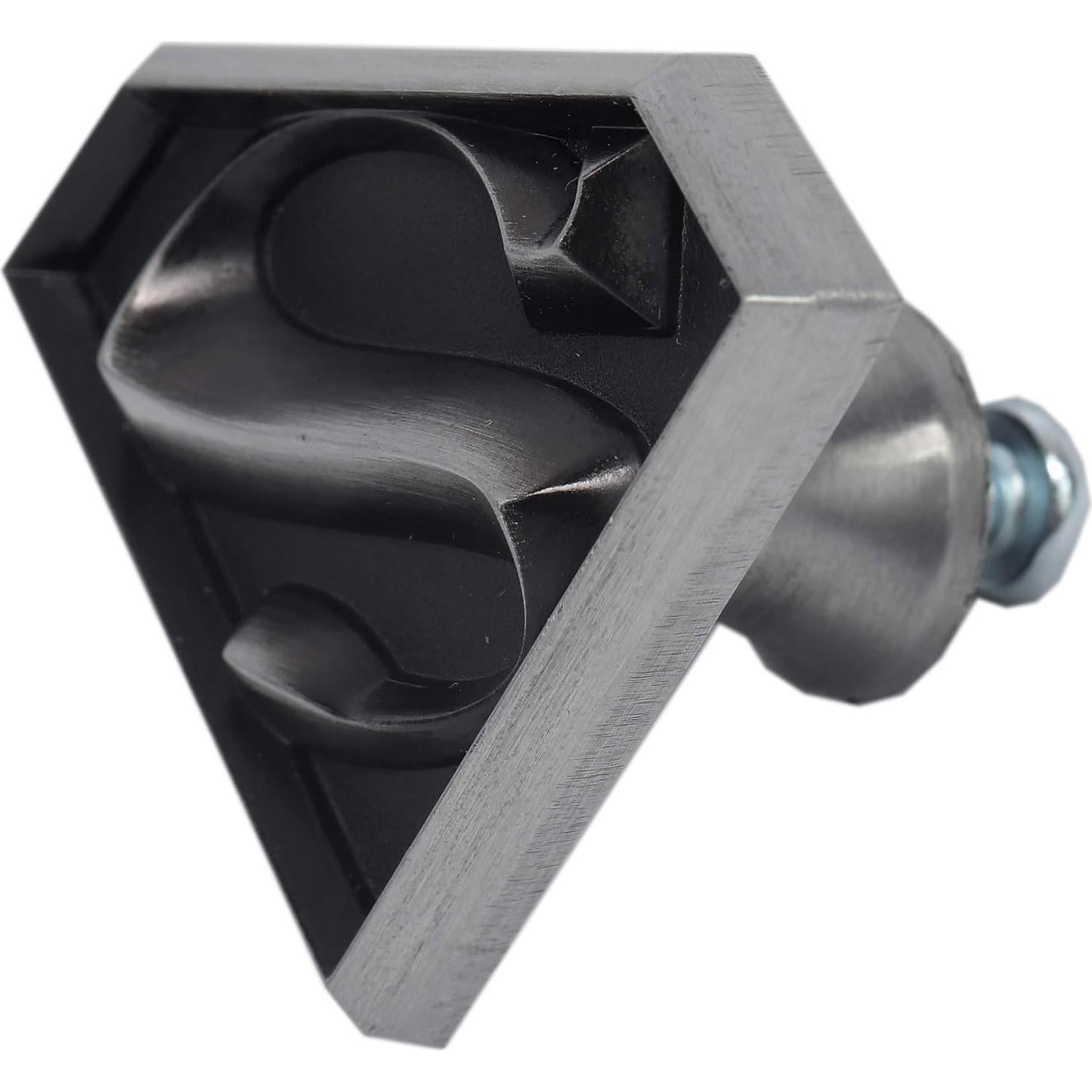 Perilla metálica Superman Open Road Brands 5.23 cm negro