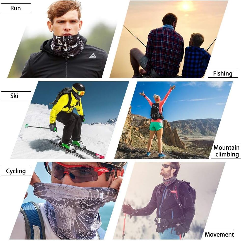 Mascarilla Gaiter de Cuello NEXTOUR UPF 50+ 12 Piezas Camuflaje