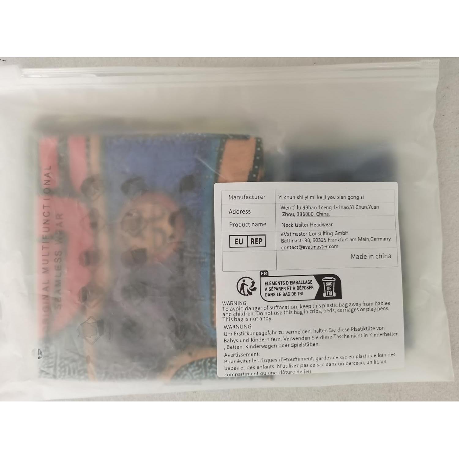 Mascarilla Gaiter de Cuello NEXTOUR UPF 50+ 12 Piezas Camuflaje