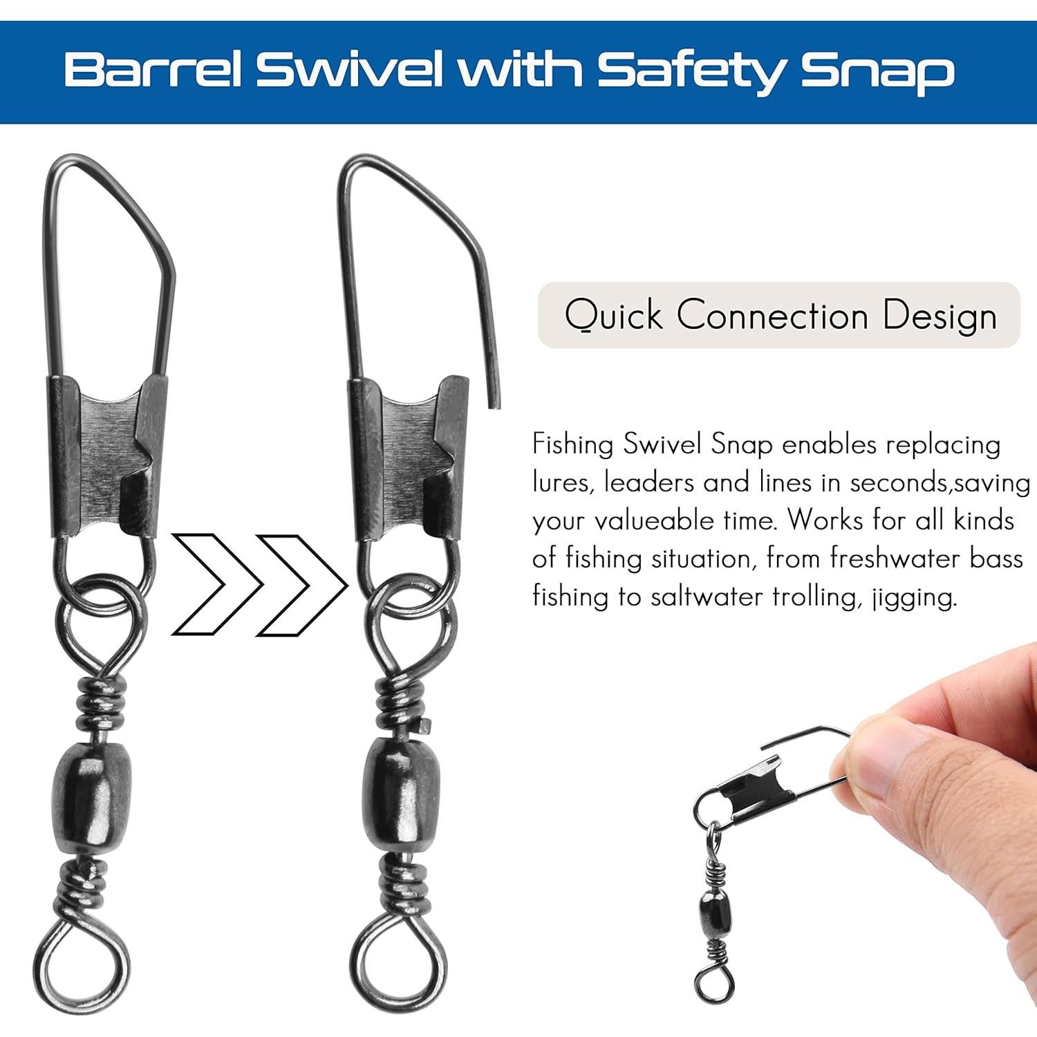 Kit de Ganchos Giratorios AGOOL 50pcs Alta Resistencia