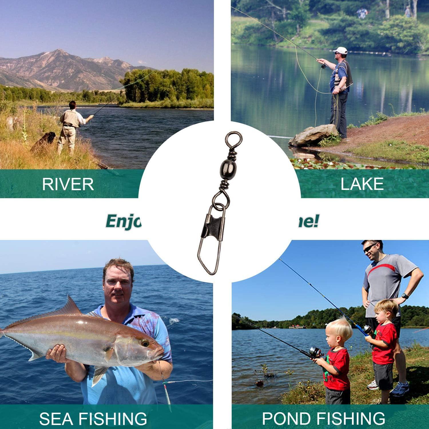 Kit de Ganchos Giratorios AGOOL 50pcs Alta Resistencia