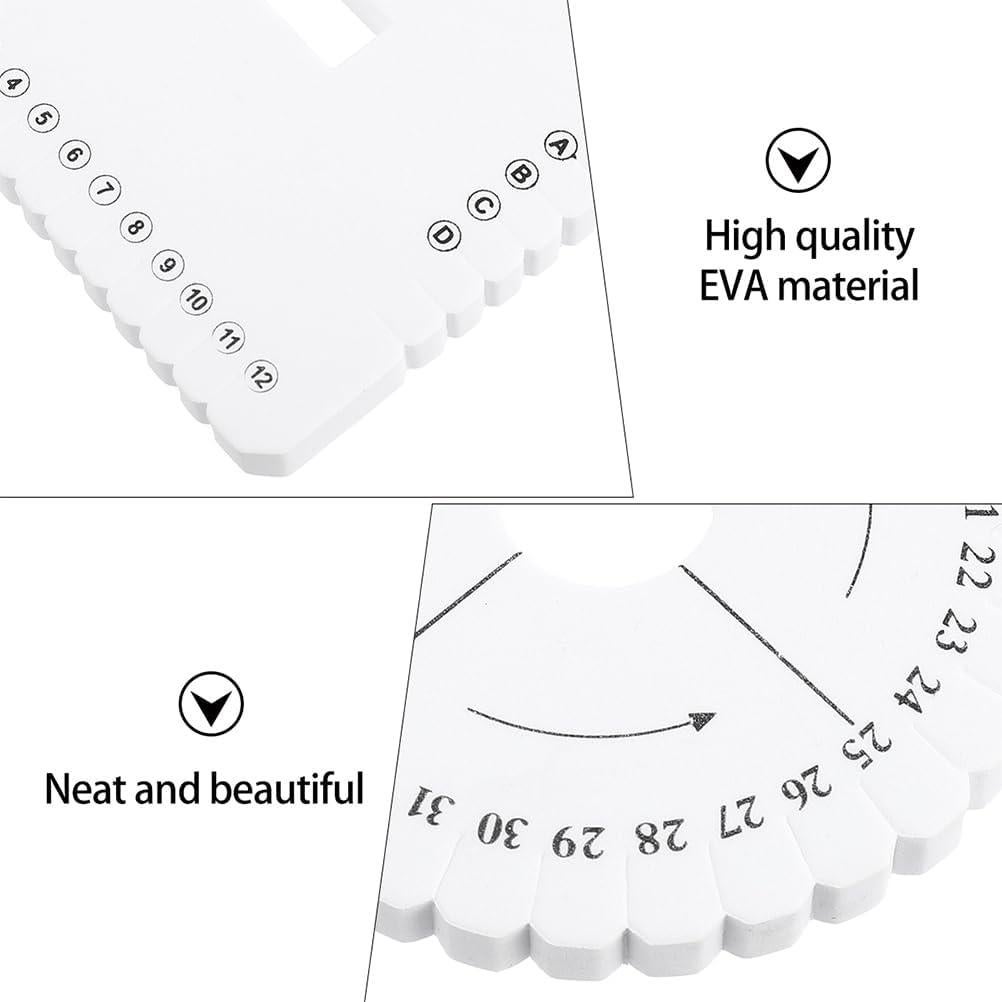 KALLORY Kit de Herramientas para Hacer Pulseras Kumihimo 12 Pcs