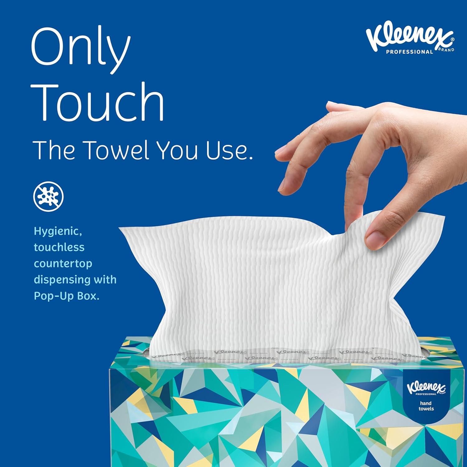KLEENEX Toallas de Mano Pop-Up 120 Unidades Papel 22.86x26.67 cm