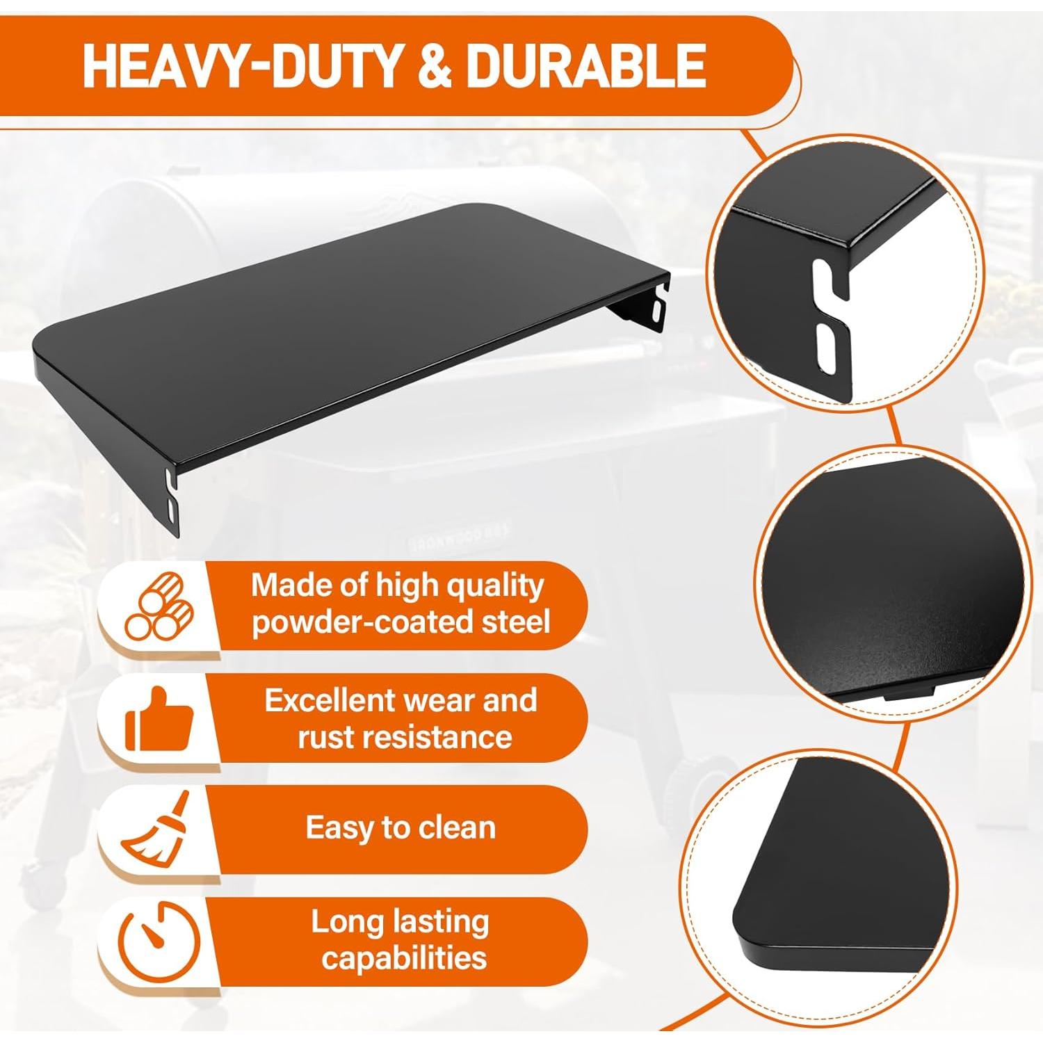 Estante Frontal Plegable Traeger BAC362 63.5x30.5cm Accesorio Parrilla