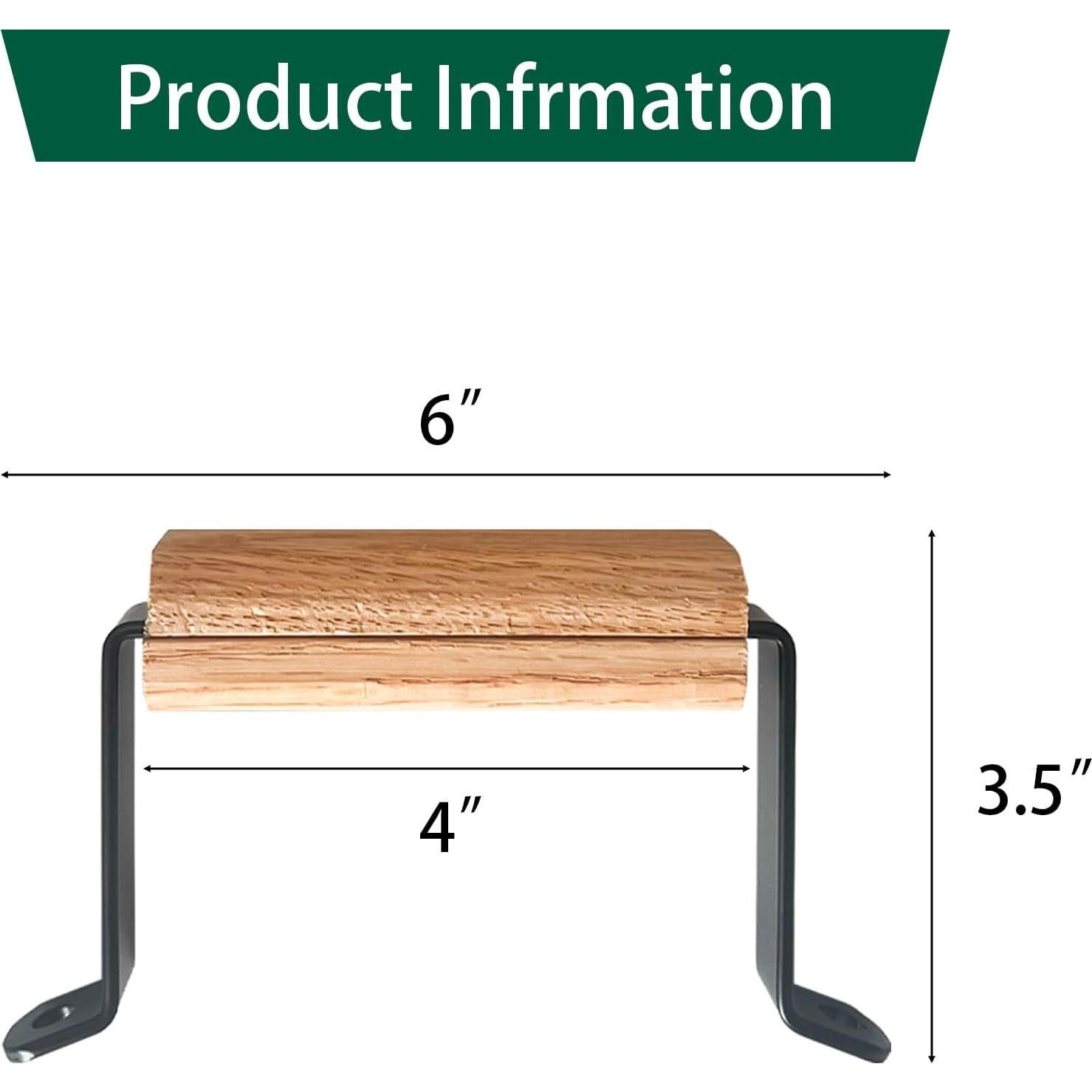 Mango de Reemplazo para Pequeño Big Green Egg BBQ - Acero y Madera