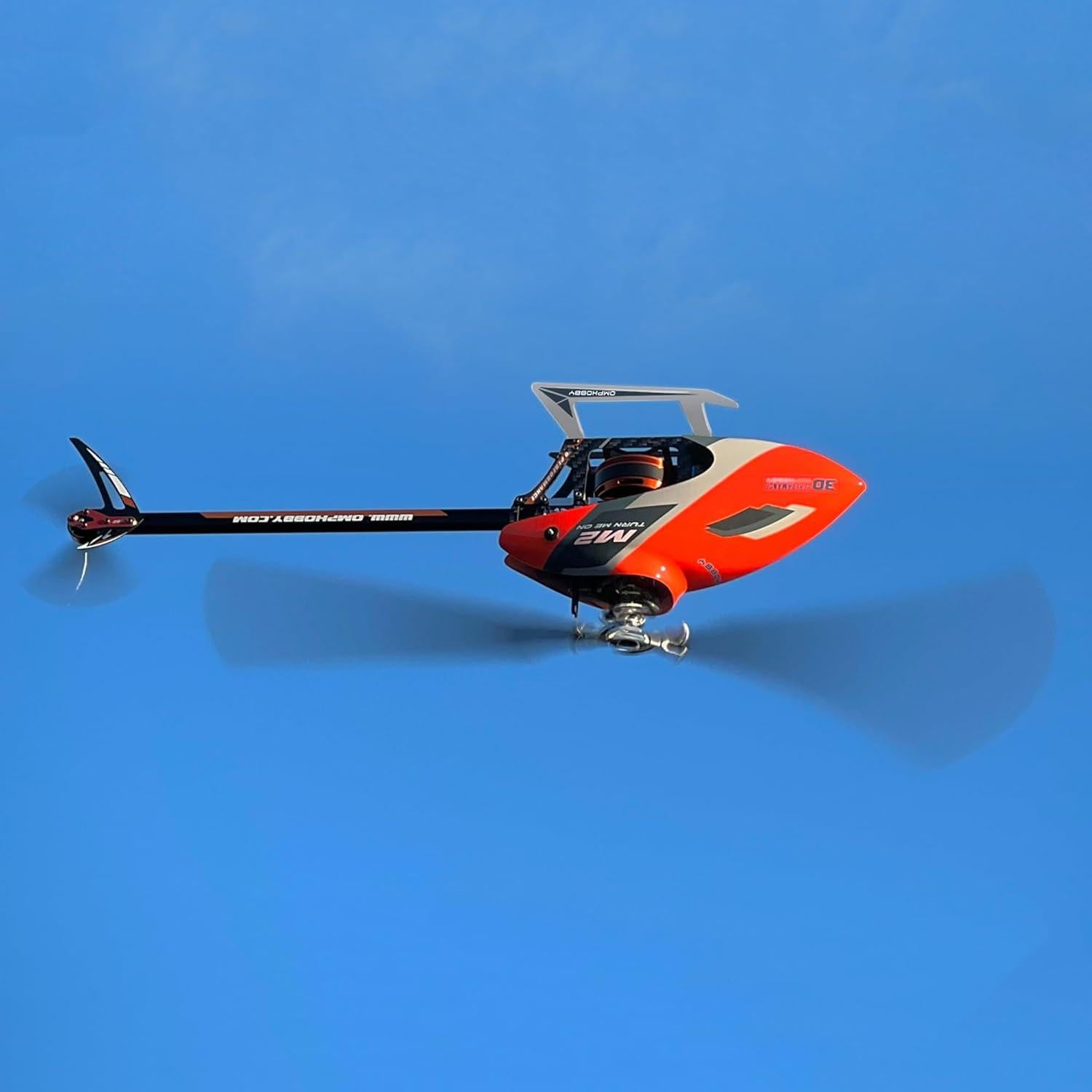 Helicóptero RC OMPHOBBY M2 EVO MK2 RTF 1.55 kg Rojo