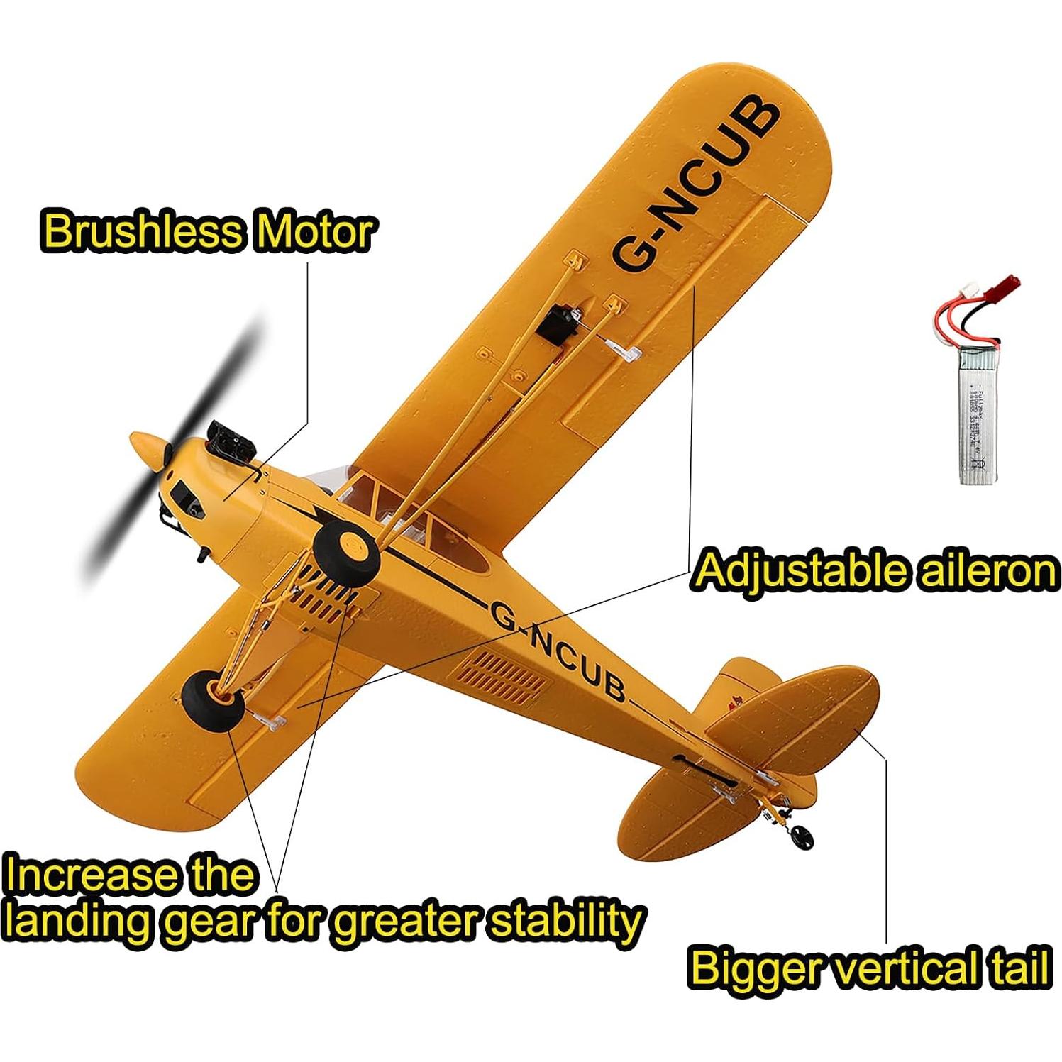 Avión de Control Remoto XK A160 RTF 1.11 kg 6 Ejes Acrobático