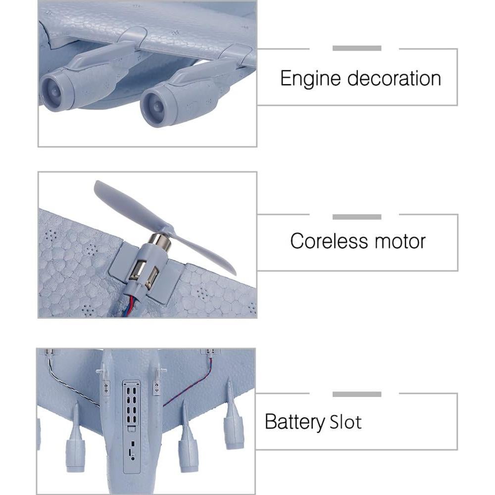 Avión RC GoolRC C-17 2.4GHz 2CH 373mm EPP