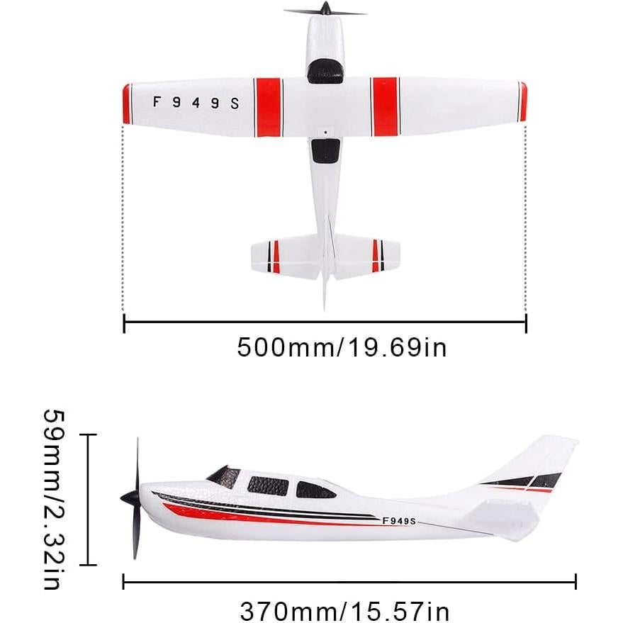 Avión RC GoolRC F949S 500mm con Giroscopio y 3 Baterías