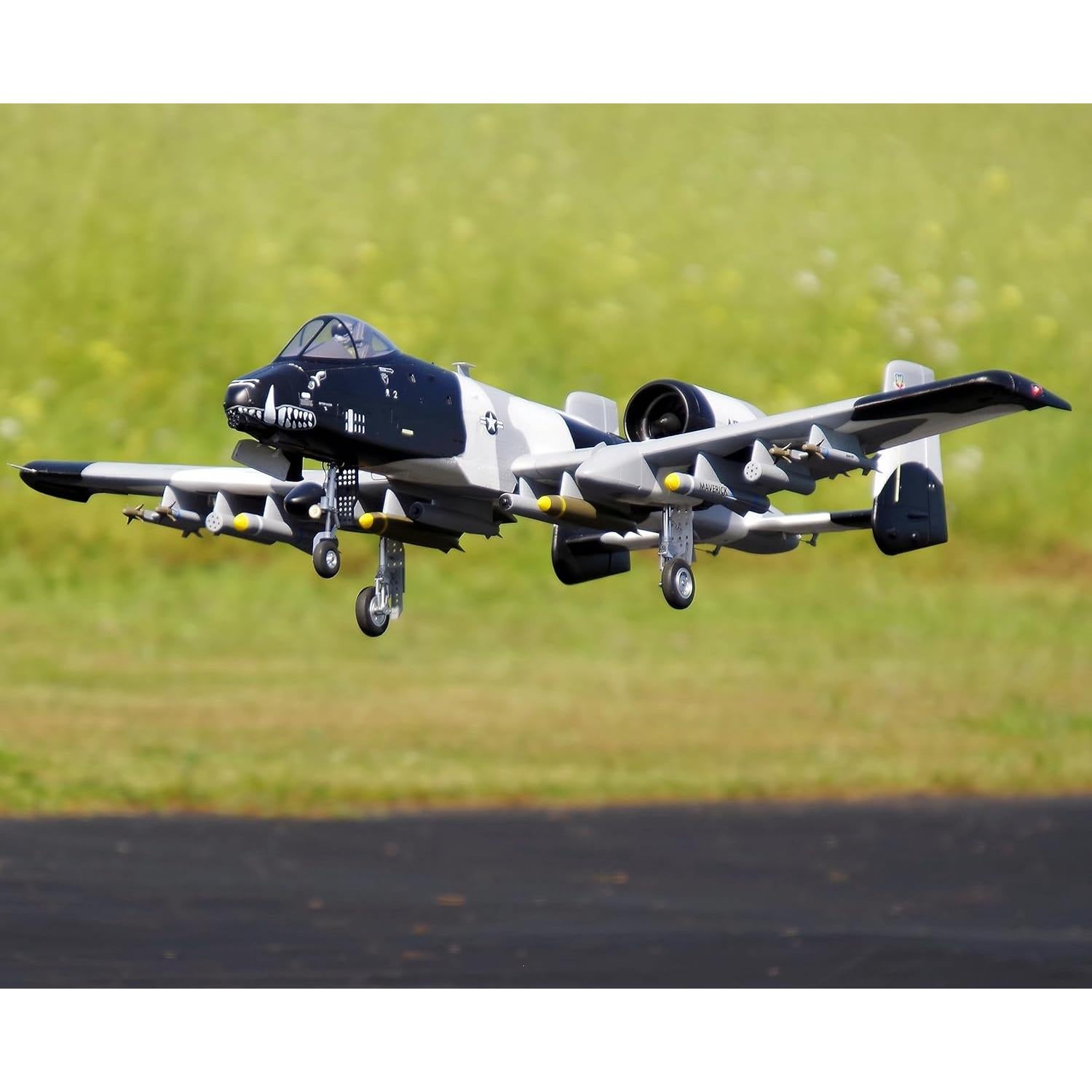 Avión RC FMS A-10 Thunderbolt II V2 70mm Ducto PNP