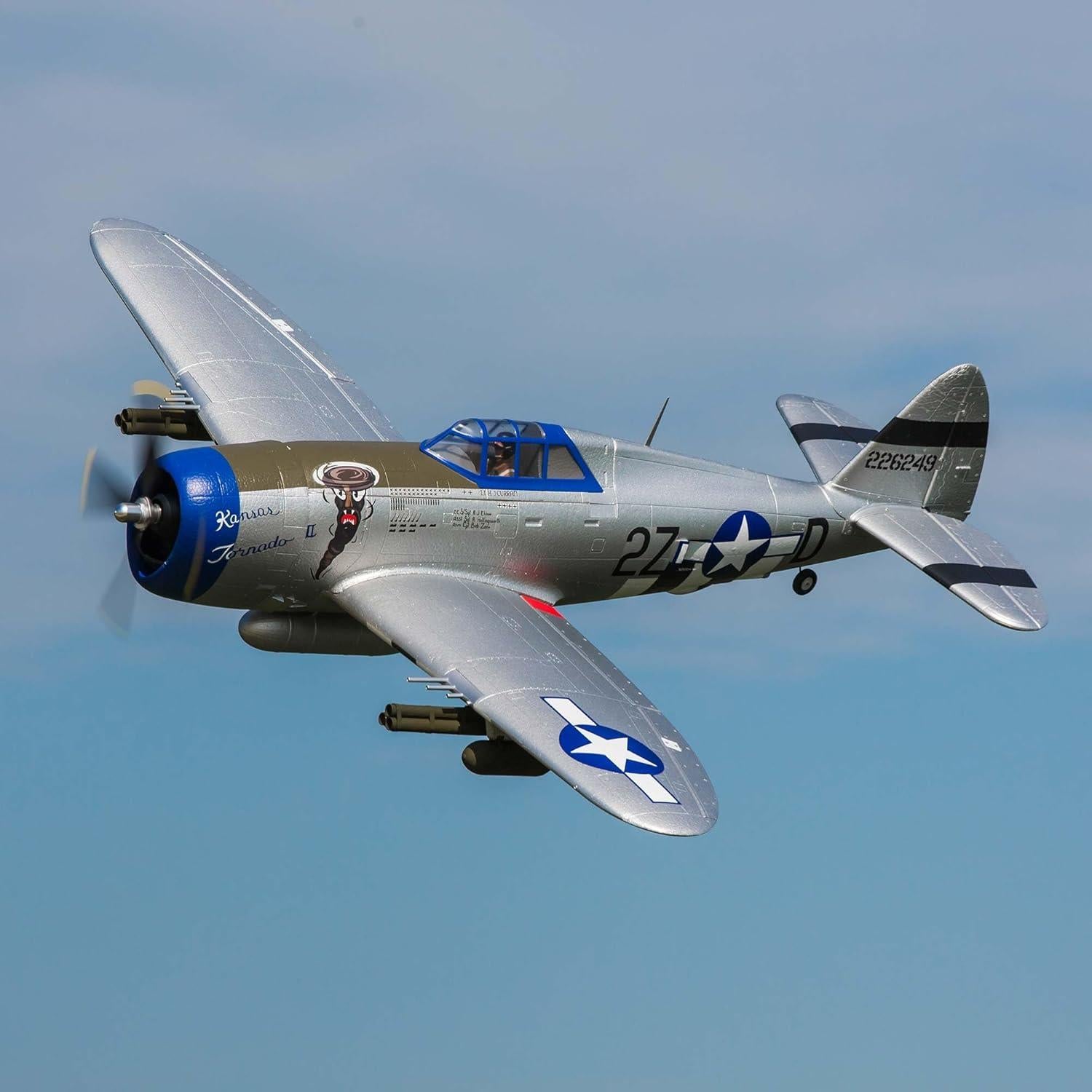 E-flite P-47 Razorback 1.2m BNF - Avión RC Eléctrico