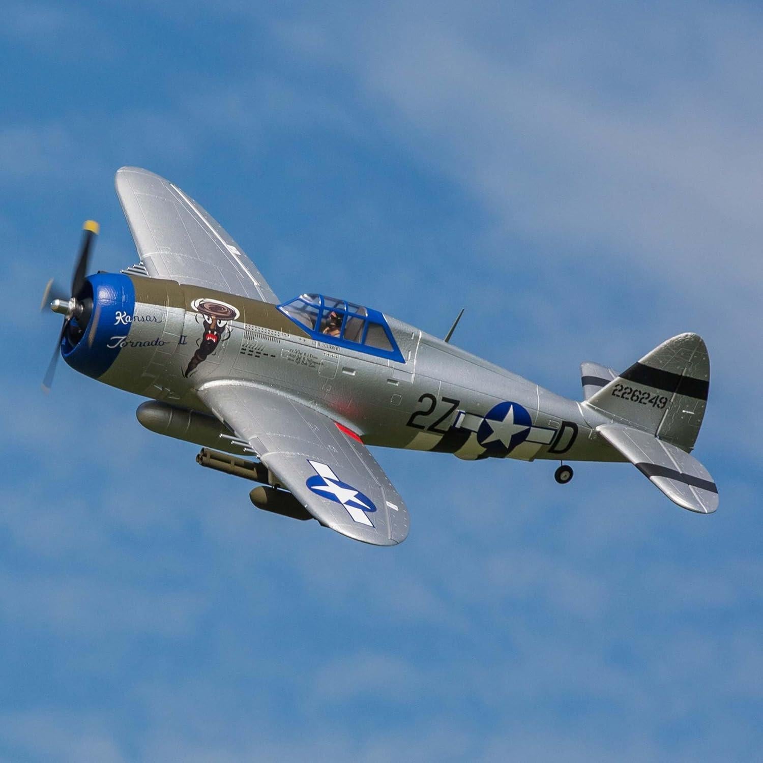 E-flite P-47 Razorback 1.2m BNF - Avión RC Eléctrico