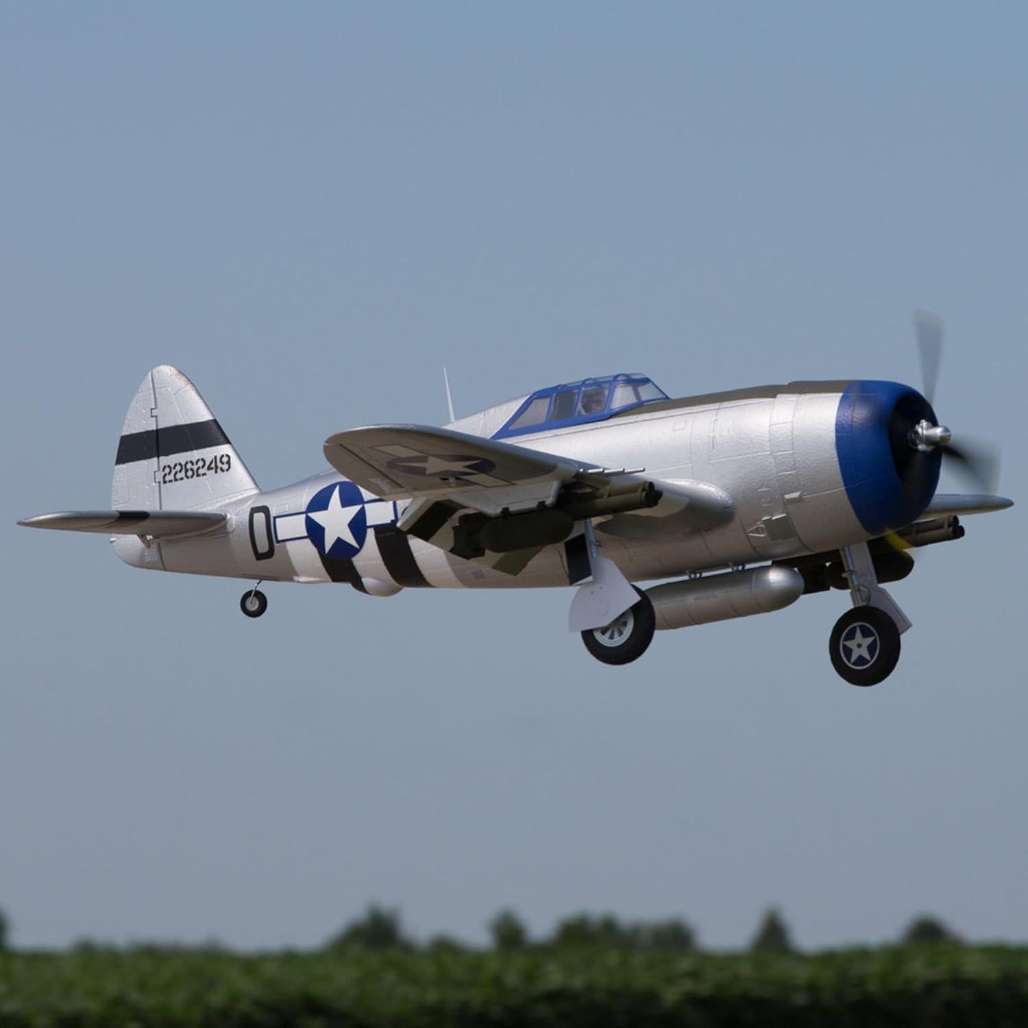 E-flite P-47 Razorback 1.2m BNF - Avión RC Eléctrico