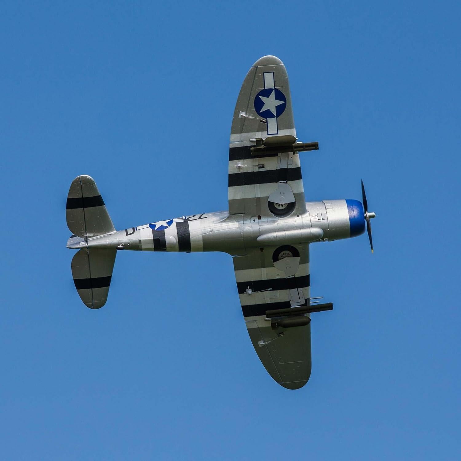 E-flite P-47 Razorback 1.2m BNF - Avión RC Eléctrico