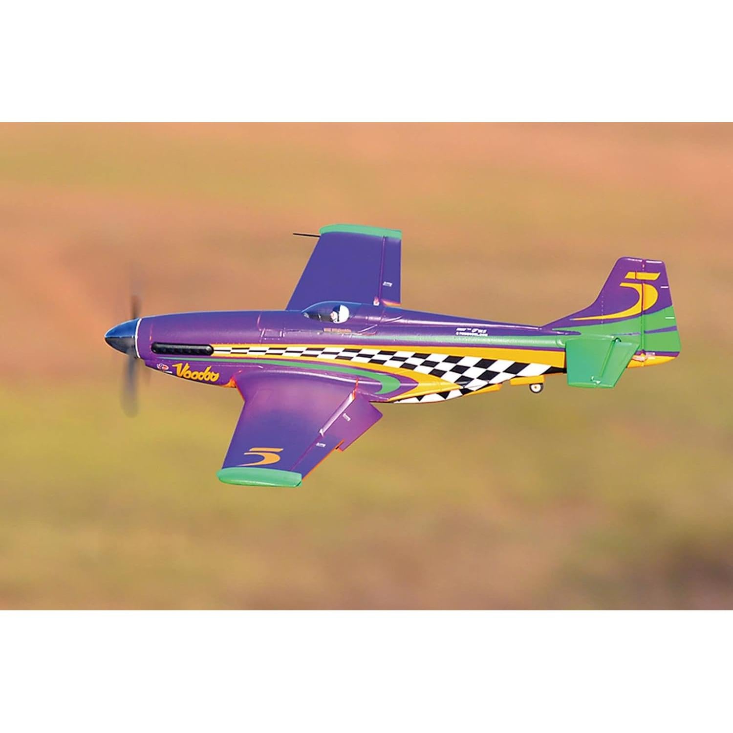 Avión RC FMS P-51 VD Mustang 1100mm PNP Sin Radio
