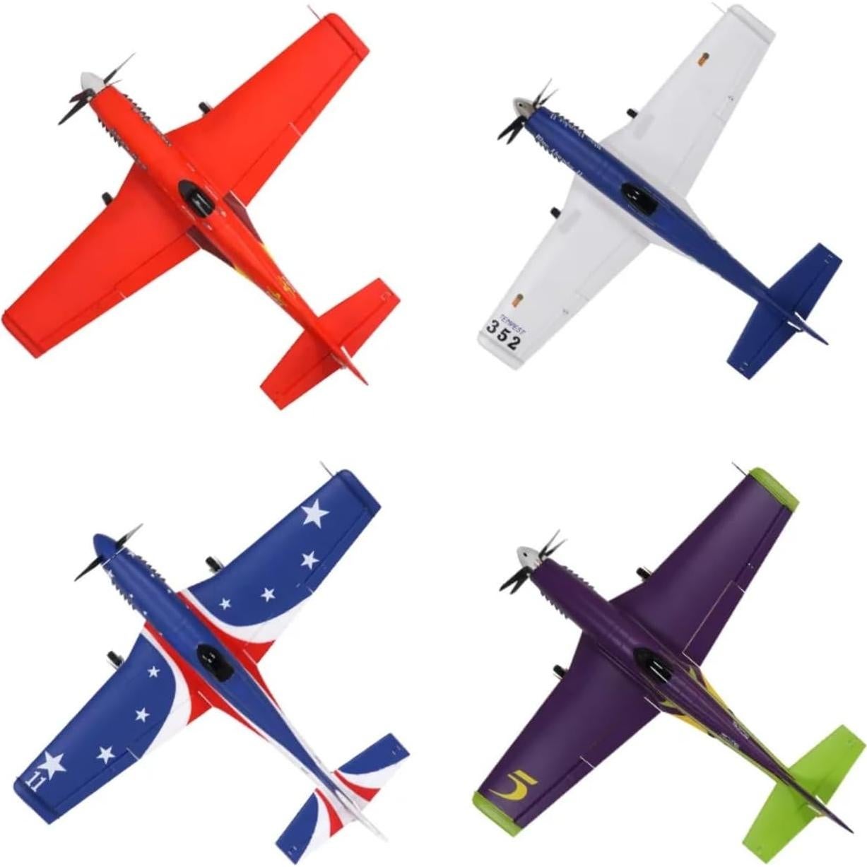 Avión RC FMS P-51 VD Mustang 1100mm PNP Sin Radio