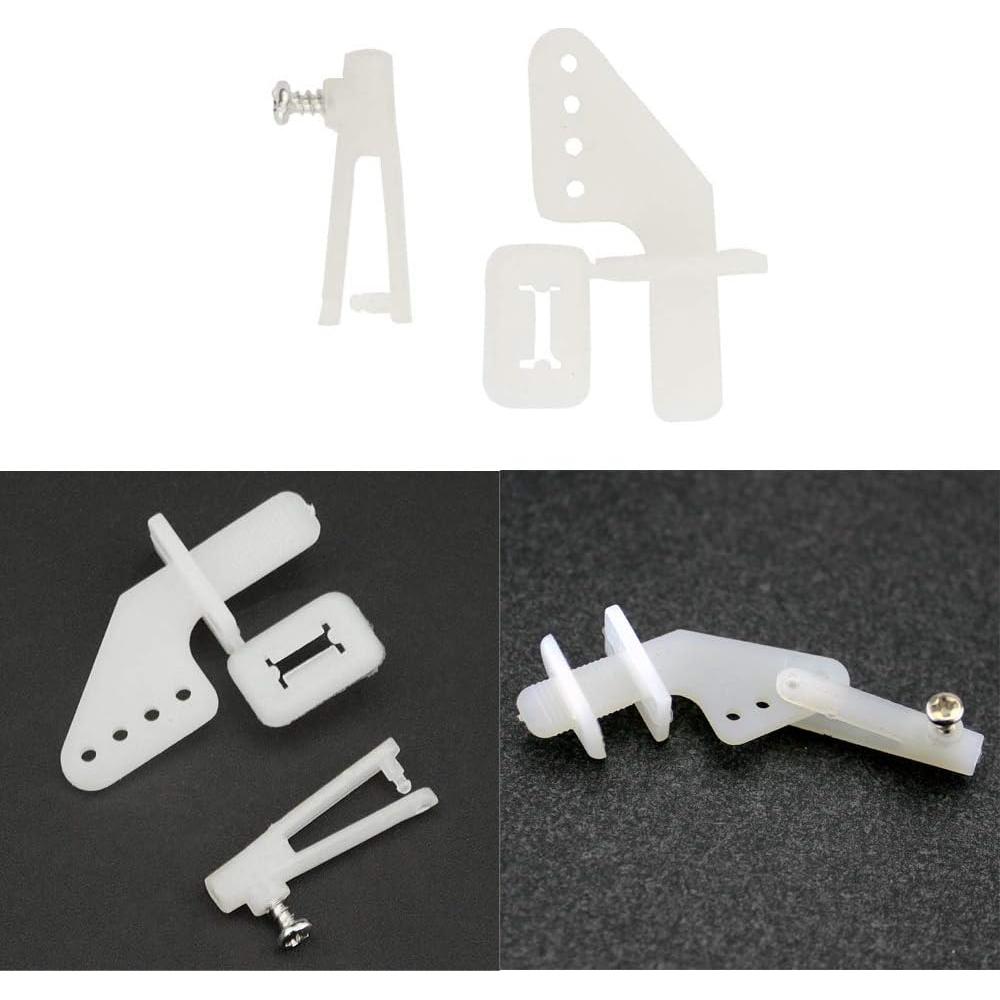 10 Varillas de Empuje Acero 0.12x26 cm y 10 Cuernos Nylon 2.01x1.19 cm RC