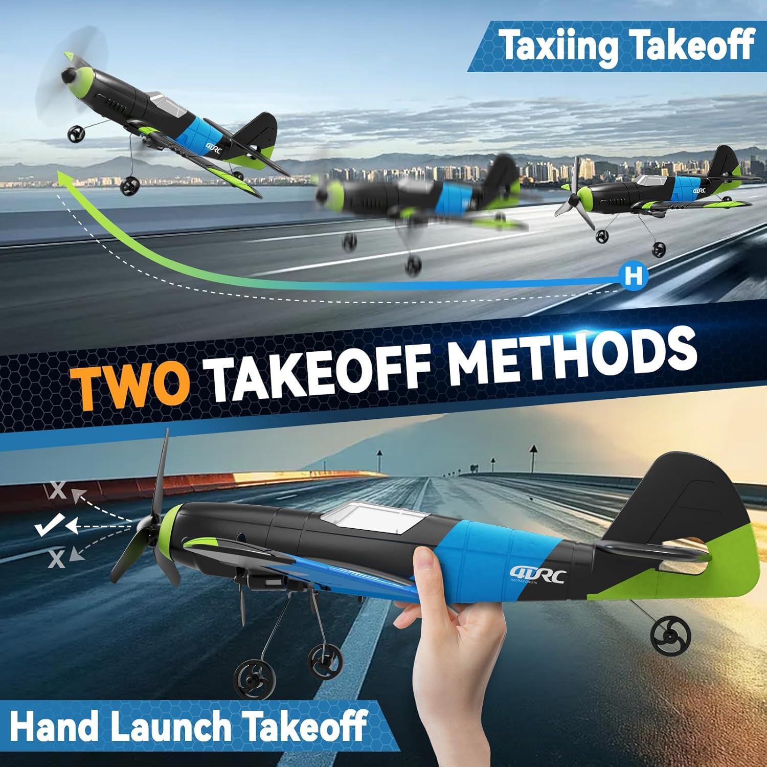 Avión RC 4DRC G8 de espuma con giroscopio 6 ejes