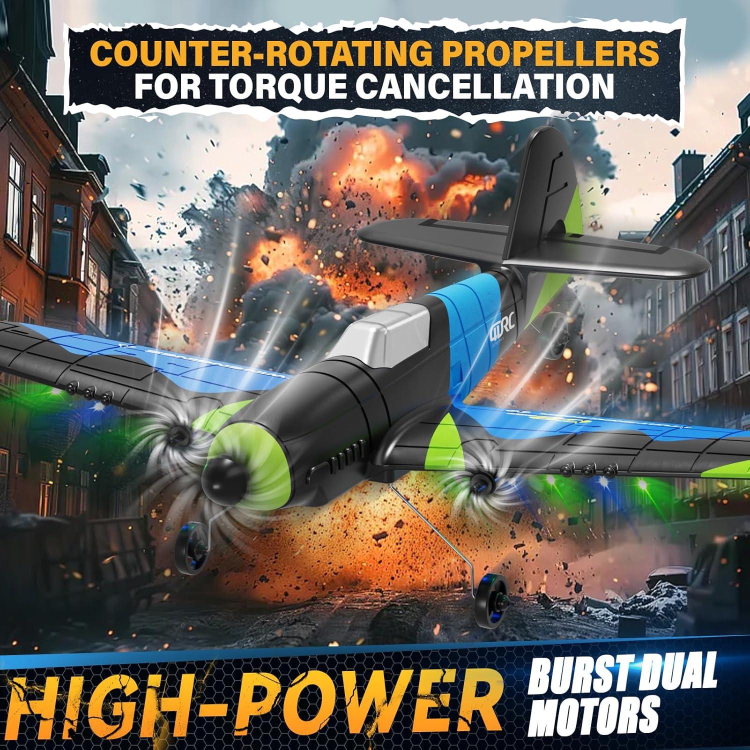 Avión RC 4DRC G8 de espuma con giroscopio 6 ejes