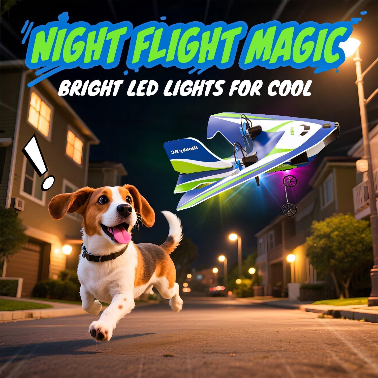 Avión RC Bezgar XC-H107B - 30 Min Vuelo, 3 Baterías