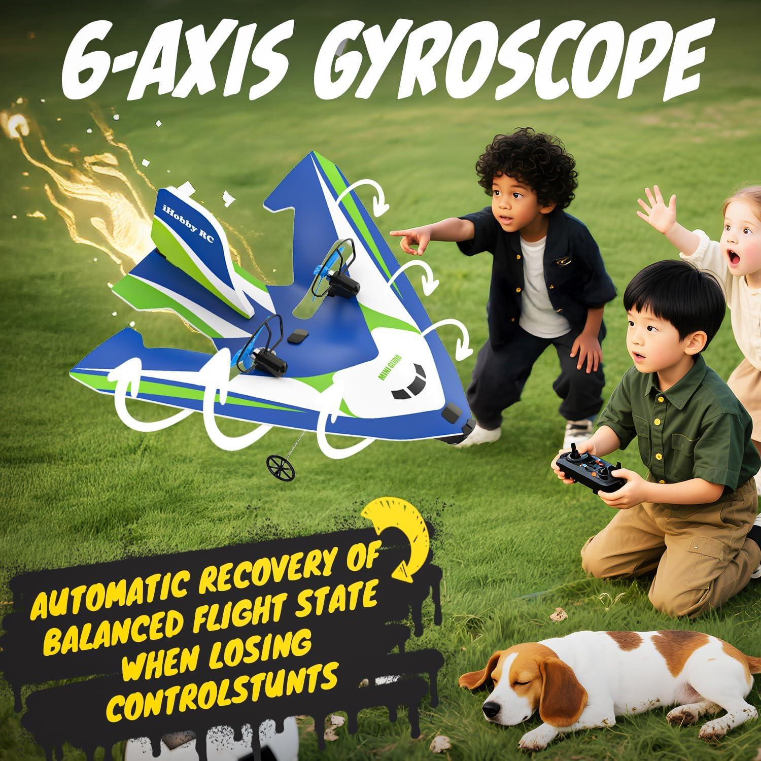 Avión RC Bezgar XC-H107B - 30 Min Vuelo, 3 Baterías